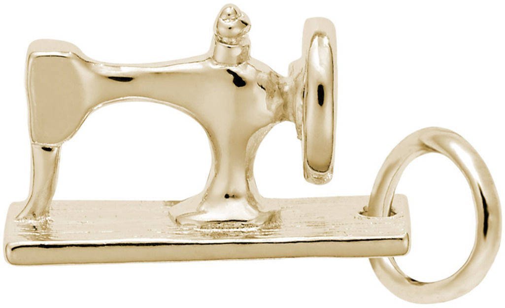 Rembrandt Small Sewing Machine Charm - Vintage Jewelry for Crafters & Fashion Enthusiasts - Perfect for DIY Projects, Gifts & Everyday Wear