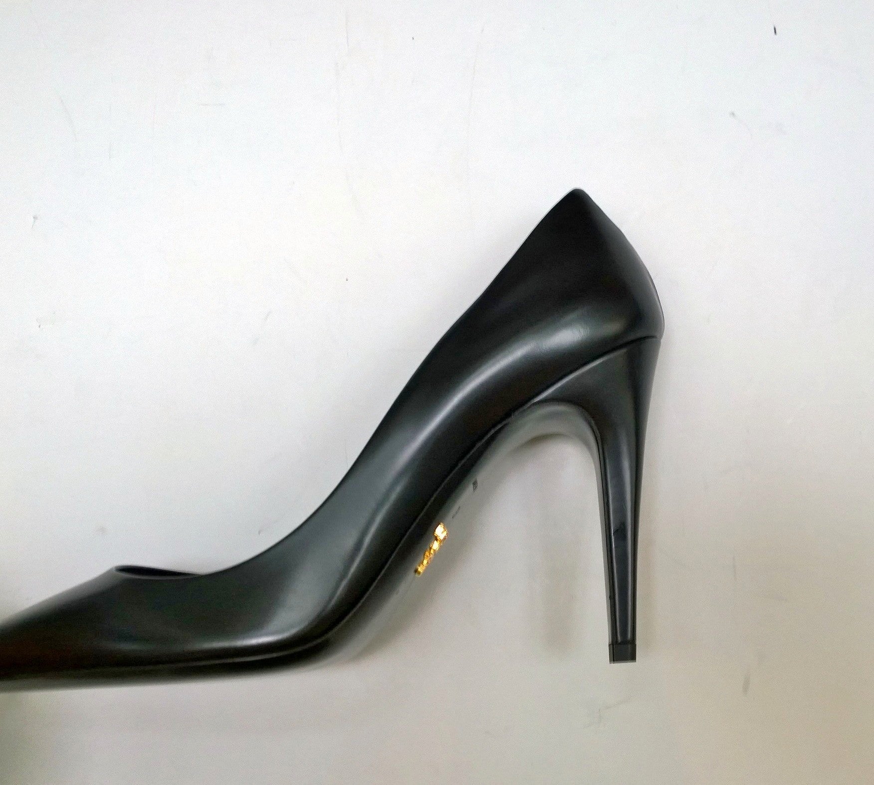 Prada Black Leather Pointy Heel Pumps - Women's Luxury High Heels Shoes (New in Box) | Perfect for Evening Parties, Weddings & Formal Events