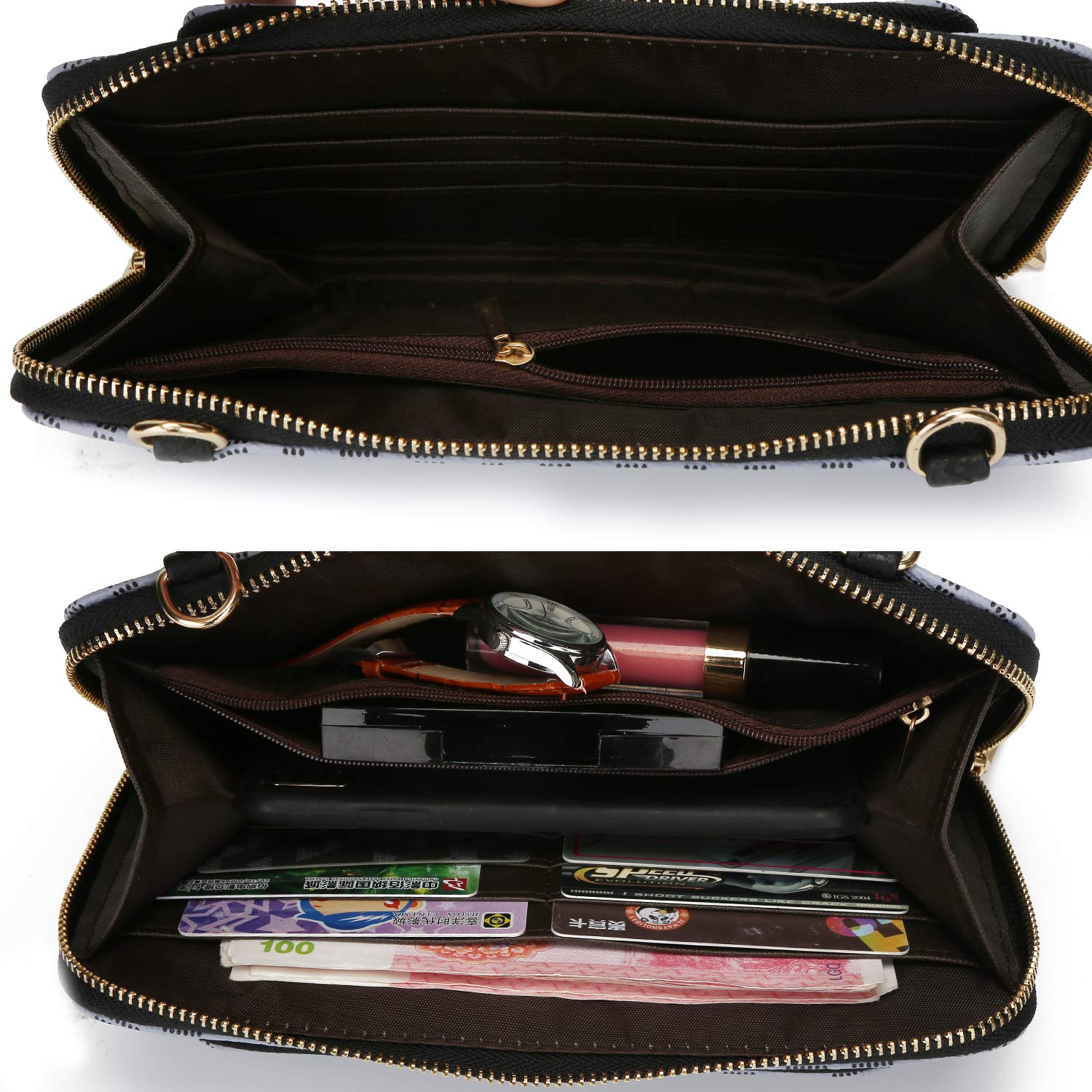 MKF Collection Vegan Leather Crossbody Phone Bag for Women - Stylish Shoulder Bag, Wallet Purse & Handbag by Mia K | Perfect for Everyday Use, Travel, Shopping and Parties