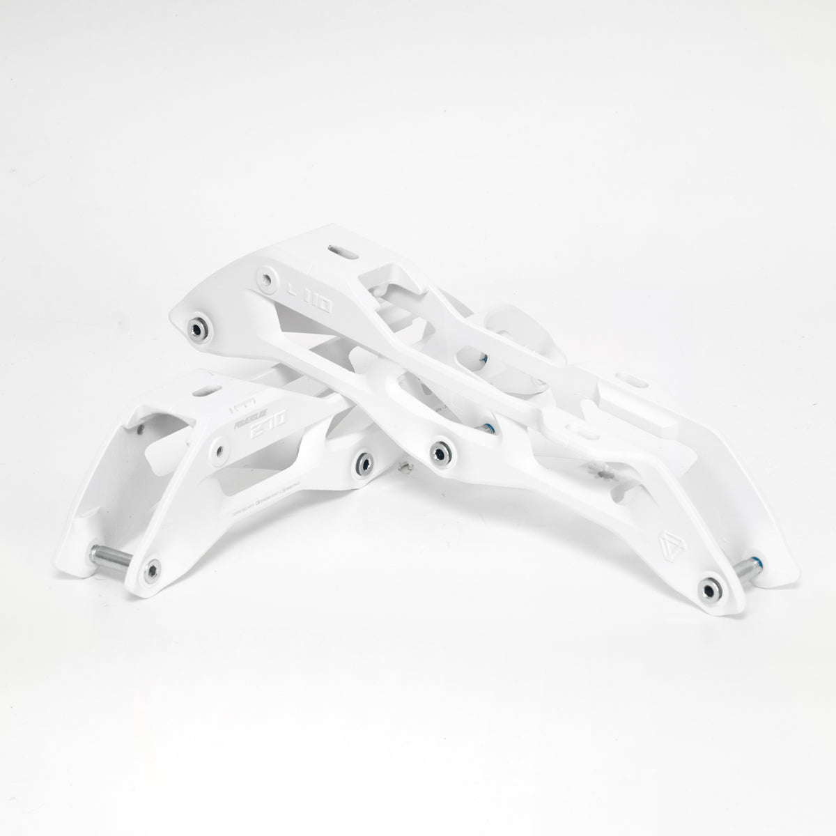 Powerslide Elite Casted Frame Trinity Mount 3x110mm 270mm White - High-Performance Inline Skates for Speed Skating & Urban Commuting