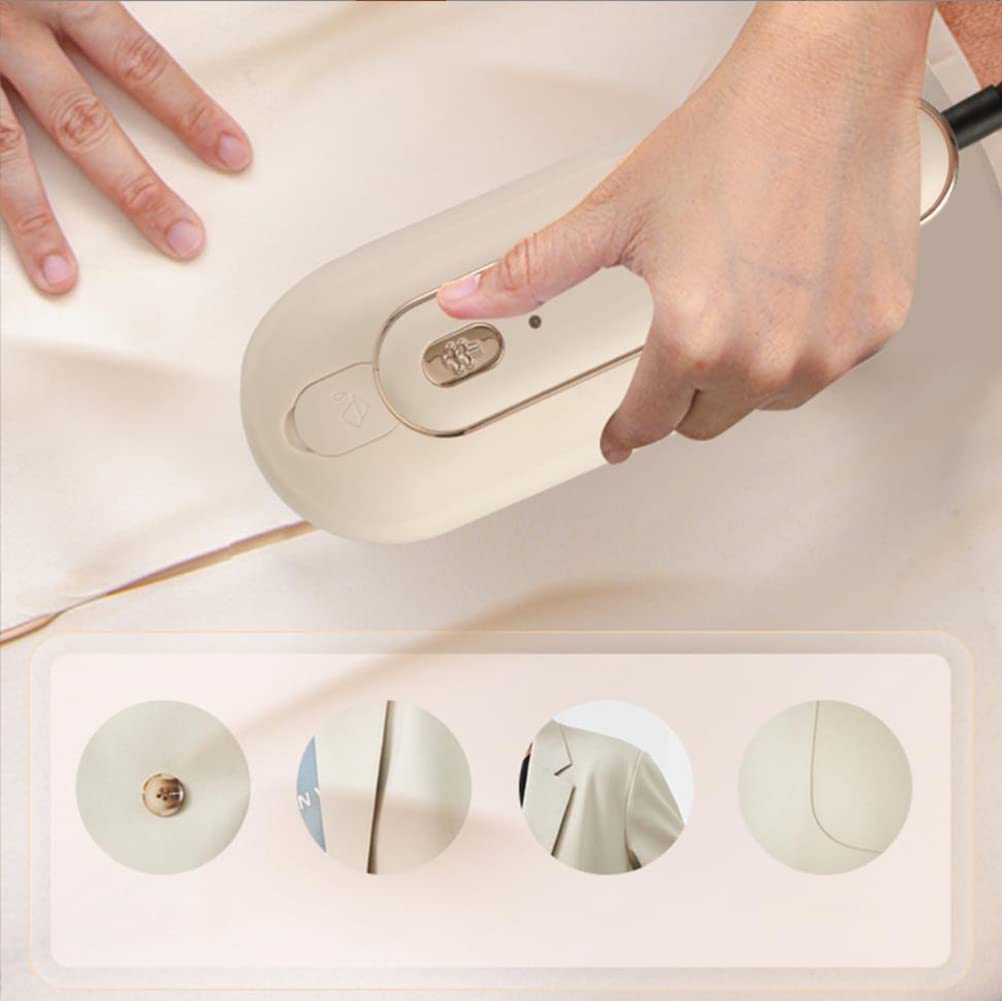 Professional Handheld Steam Iron - Portable Mini Clothes Iron for Home, Travel & Business | Electric Garment Steamer with Hanging Function | Perfect for Wrinkles Removal in Hotels, Offices & On-the-Go