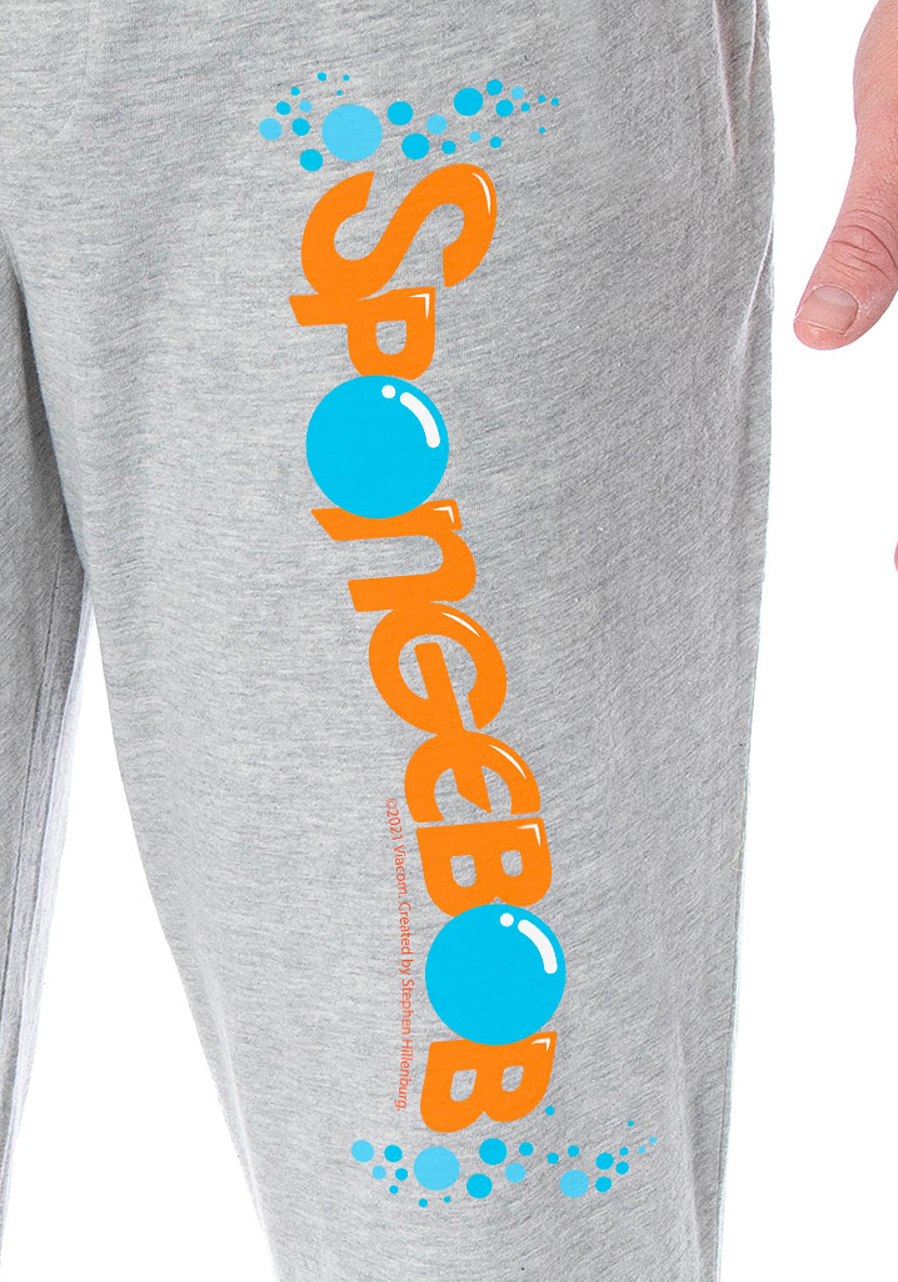 SpongeBob SquarePants Men's Lounge Pants - Soft Sleepwear Pajama Bottoms with Bubble Logo | Perfect for Relaxing at Home, Lounging & Sleepovers