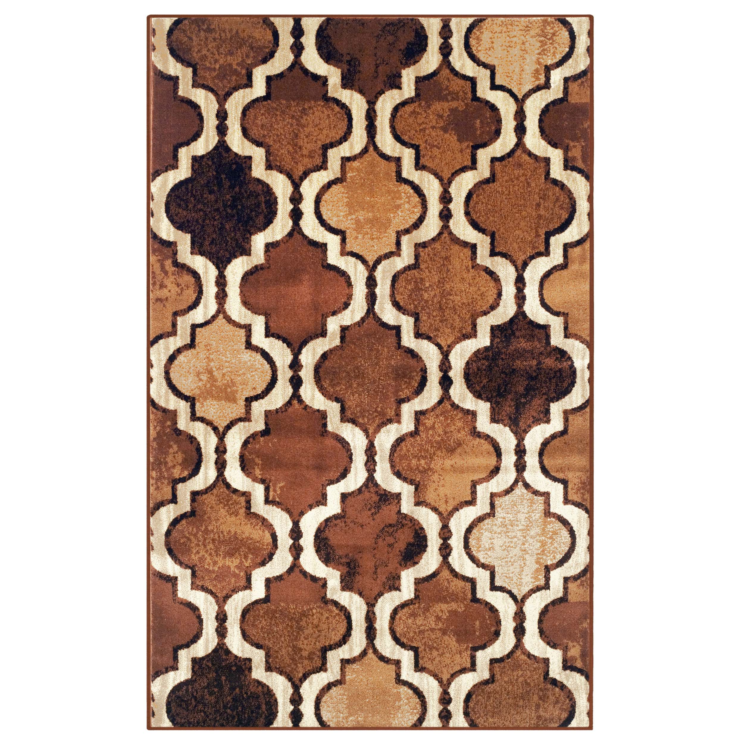 Viking Geometric Trellis Indoor Area Rug & Runner - Non-Slip Boho Chic Carpet for Living Room, Bedroom, Hallway - Perfect for Nordic Home Decor & Cozy Spaces