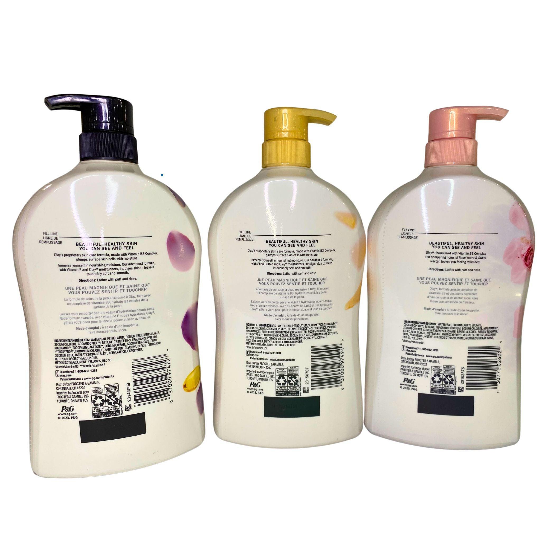 Olay 33OZ Body Wash Variety Pack - 31 Pieces with Assorted Scents for Women & Men | Hydrating & Nourishing Shower Gel for Daily Skin Care Routine
