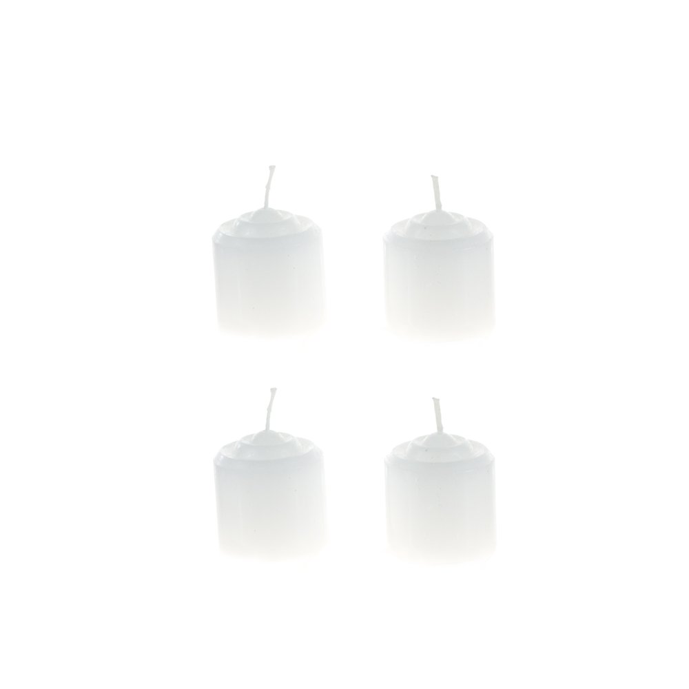 Premium Unscented 8-Hour Burning Votive Candles - Hand-Poured White Candles (Set of 288) - Perfect for Weddings, Restaurants, Spas & Home Decor