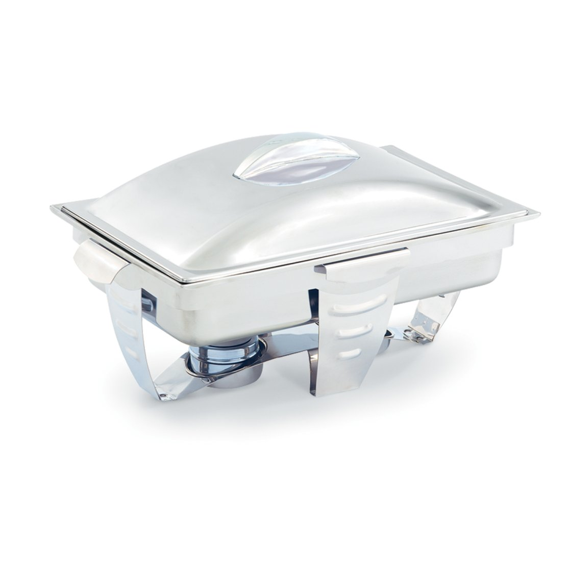 Vollrath Maximillian 9 Qt Stainless Steel Full-Size Rectangle Chafing Dish - Perfect for Buffets, Catering & Banquet Serving