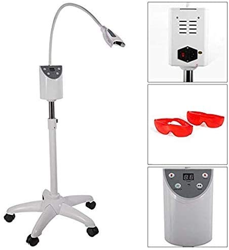 Professional Teeth Whitening Kit with LED Light Accelerator - Fast & Effective Mobile Teeth Bleaching Machine for Brighter Smile - Perfect for Home Use & Travel
