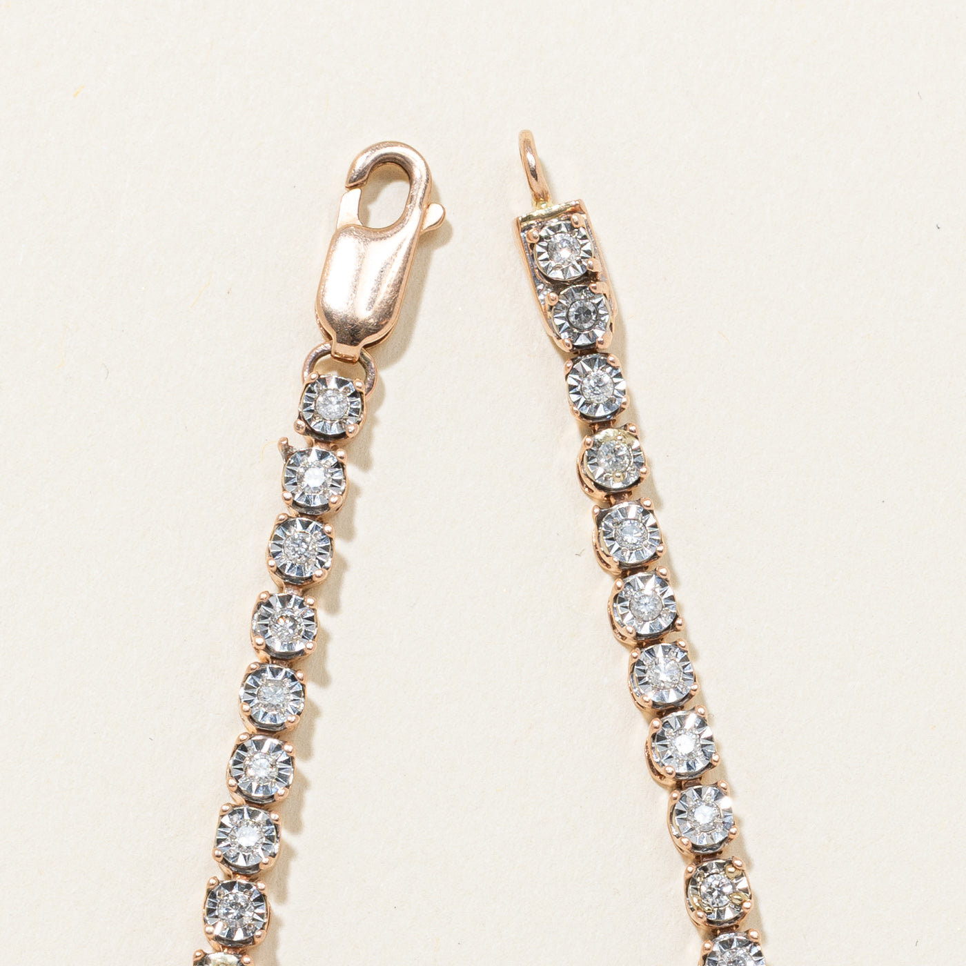 1.00ctw Diamond Tennis Bracelet for Women - Elegant Illusion Set 7.5