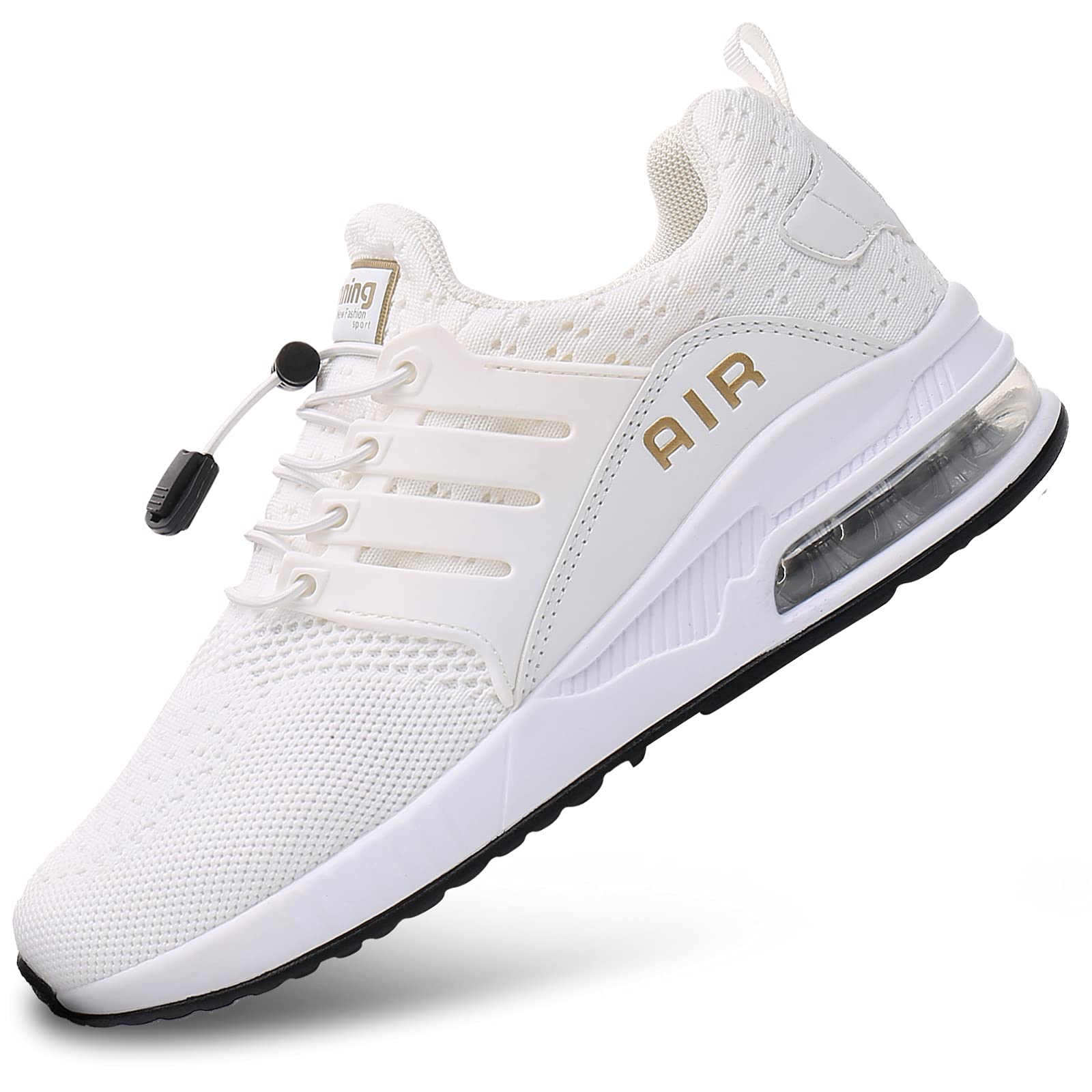 BOGOVER Men's Walking Shoes - Non-Slip Breathable Running Sneakers with Air Cushion for Tennis, Gym & Jogging | Lightweight Comfort for Workouts & Daily Wear