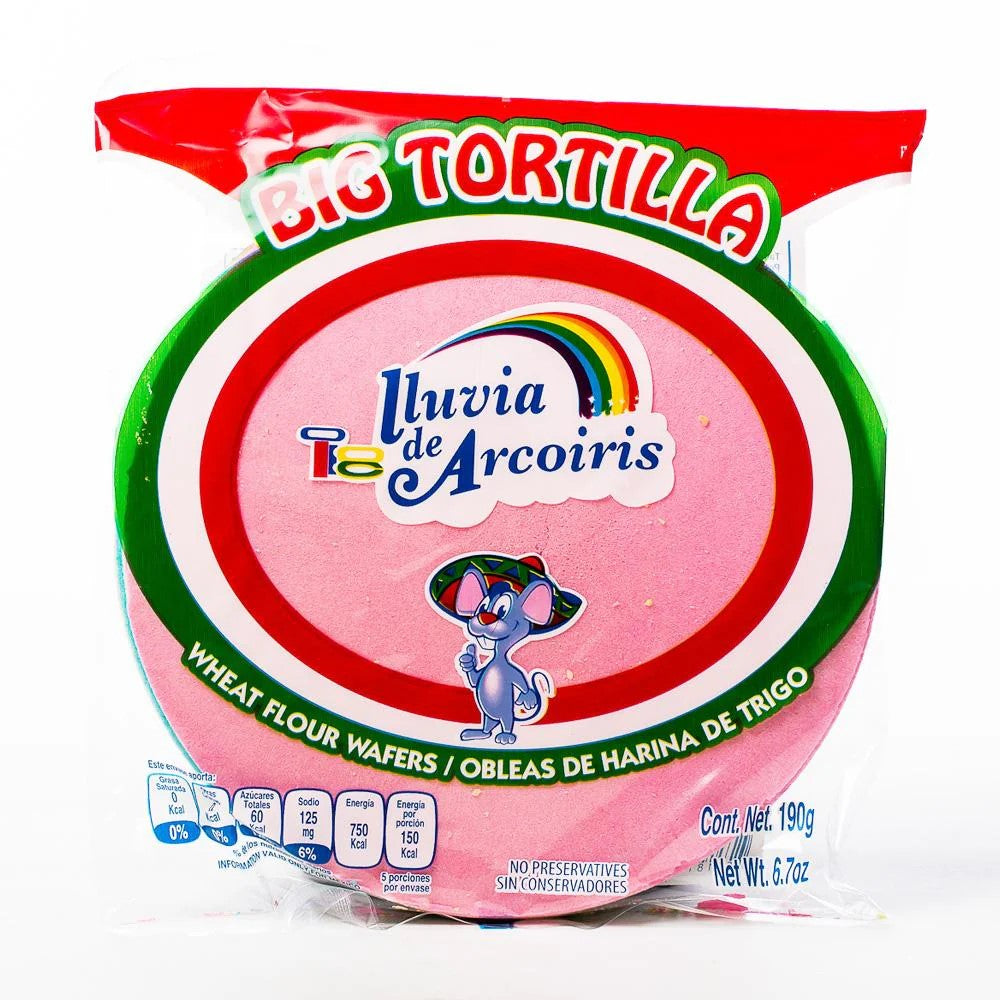Arcoiris Big Tortilla - 6.7oz Bag | Authentic Mexican Flour Tortillas for Tacos, Burritos & Wraps | Perfect for Family Meals & Party Snacks