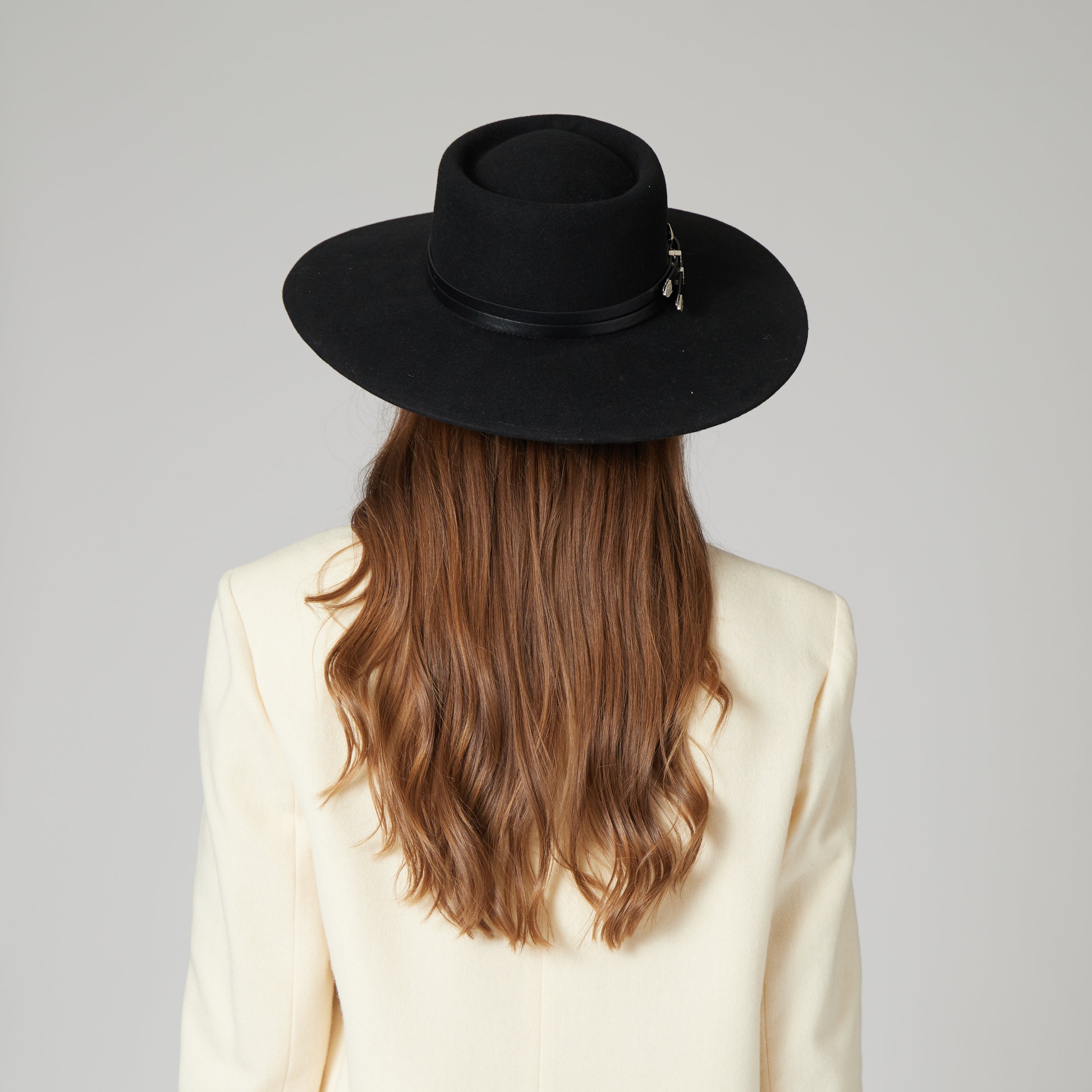 Ella Women's Western Style Straw Boater Hat with Double Belt Band - Perfect for Summer Outfits, Country Music Festivals, and Western Themed Parties