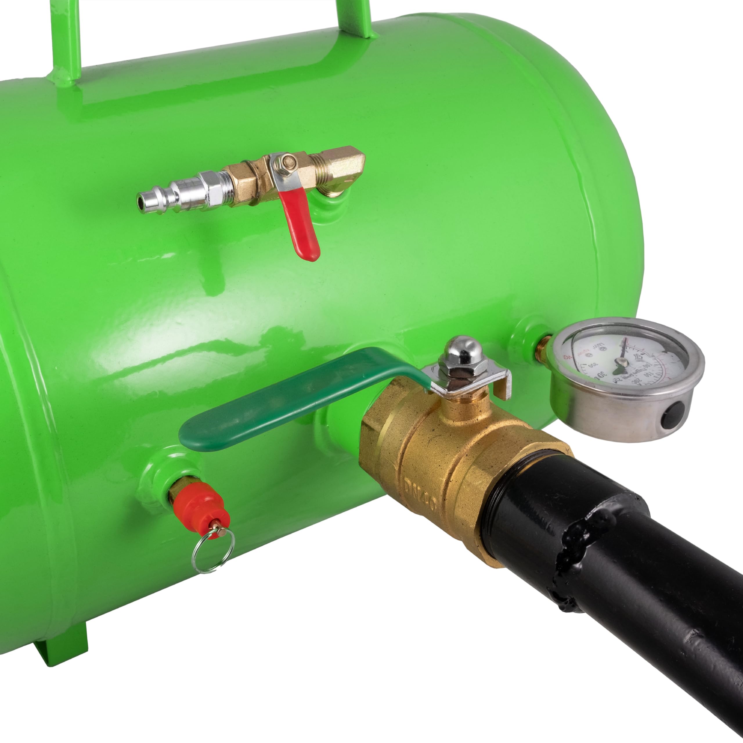 OEMTOOLS 24449 5 Gallon Tire Bead Seater - Heavy Duty Bead Blaster for 4” to 24.5” Tires with 150 PSI Capacity | CE-Certified Steel Tank | Ideal for Auto Shops, Farm Equipment & Off-Road Vehicles