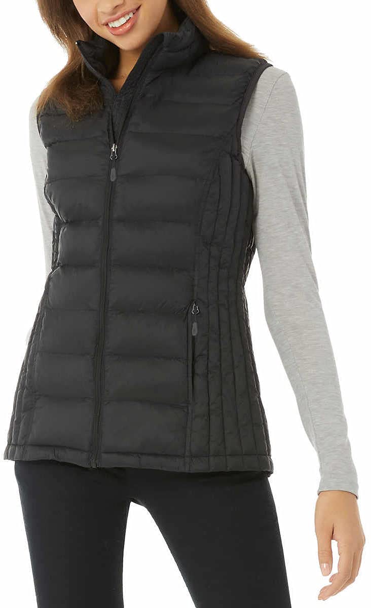 32 Degrees Women's Lightweight Packable Warm Vest for Outdoor Activities, Hiking, and Travel - Insulated Puffer Vest for Cold Weather