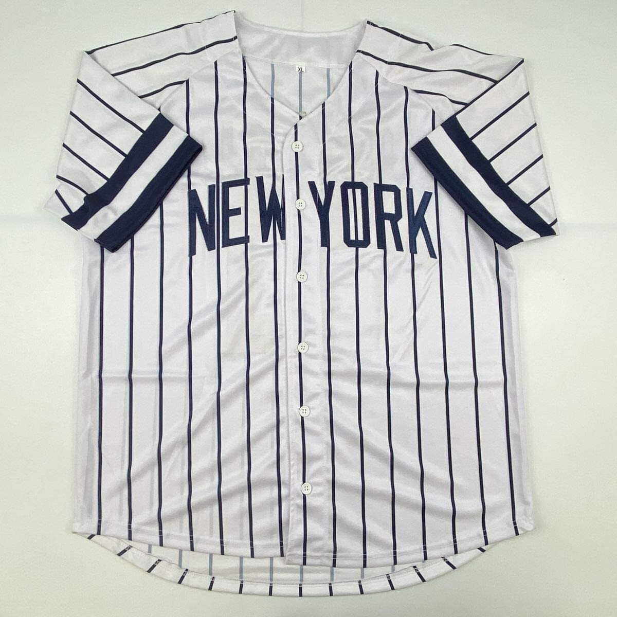 Authentic Autographed Paul O'Neill New York Yankees Pinstripe Baseball Jersey with JSA COA - Perfect for Collectors, Yankees Fans & Sports Memorabilia Displays