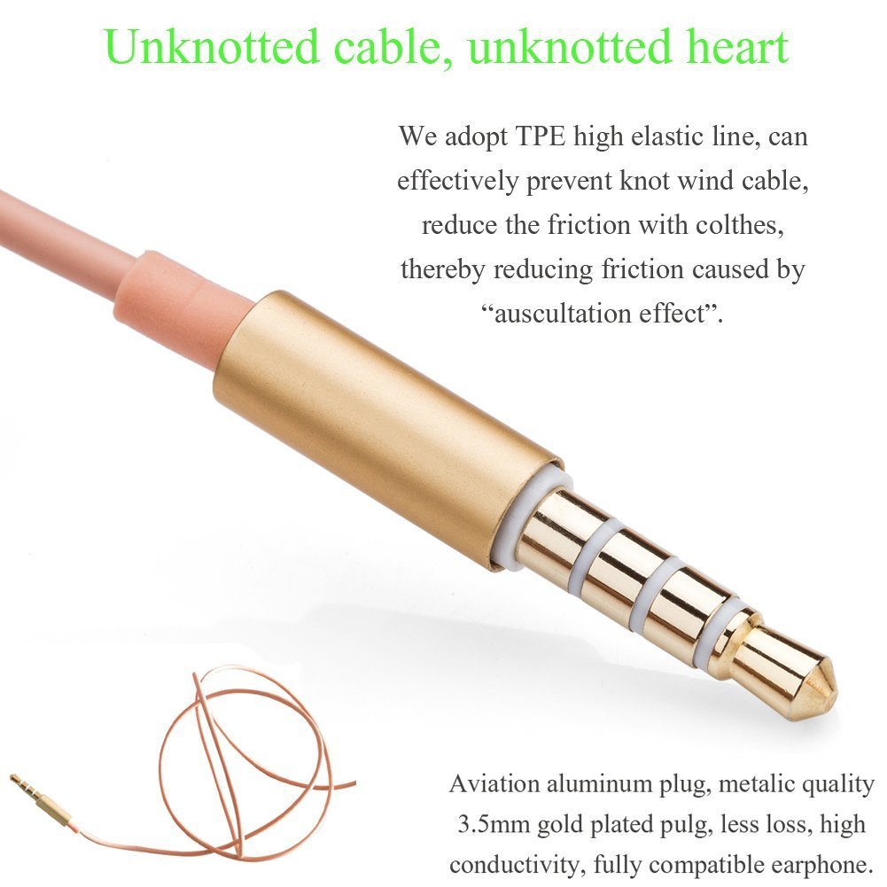 JINSERTA Elf Earbuds - Wireless In-Ear Headphones with Mic for iPhone, Android, Computer | Hands-Free Calling, Music | Perfect for Gaming, Cosplay, Workouts & Commuting