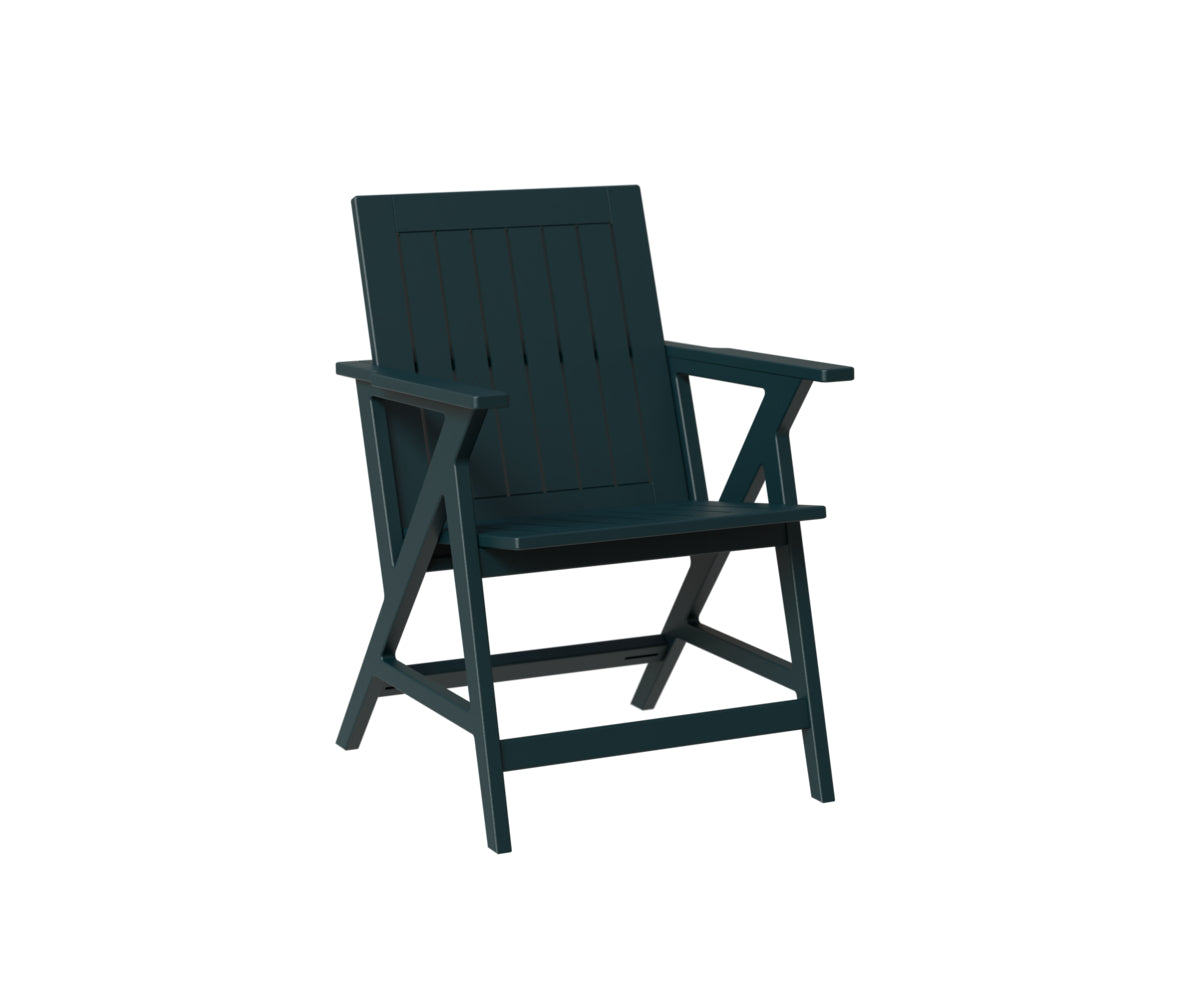Berlin Gardens Kinsley Dining Arm Chair - Comfortable Patio & Outdoor Dining Chair for Garden, Deck, and Backyard Use