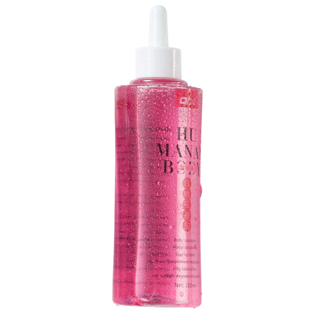 Natural Edible Rose Flavored Personal Lubricant - Water Based Oral Sex Lube for Men, Women & Couples - 8oz - Perfect for Romantic Nights & Sensual Massage