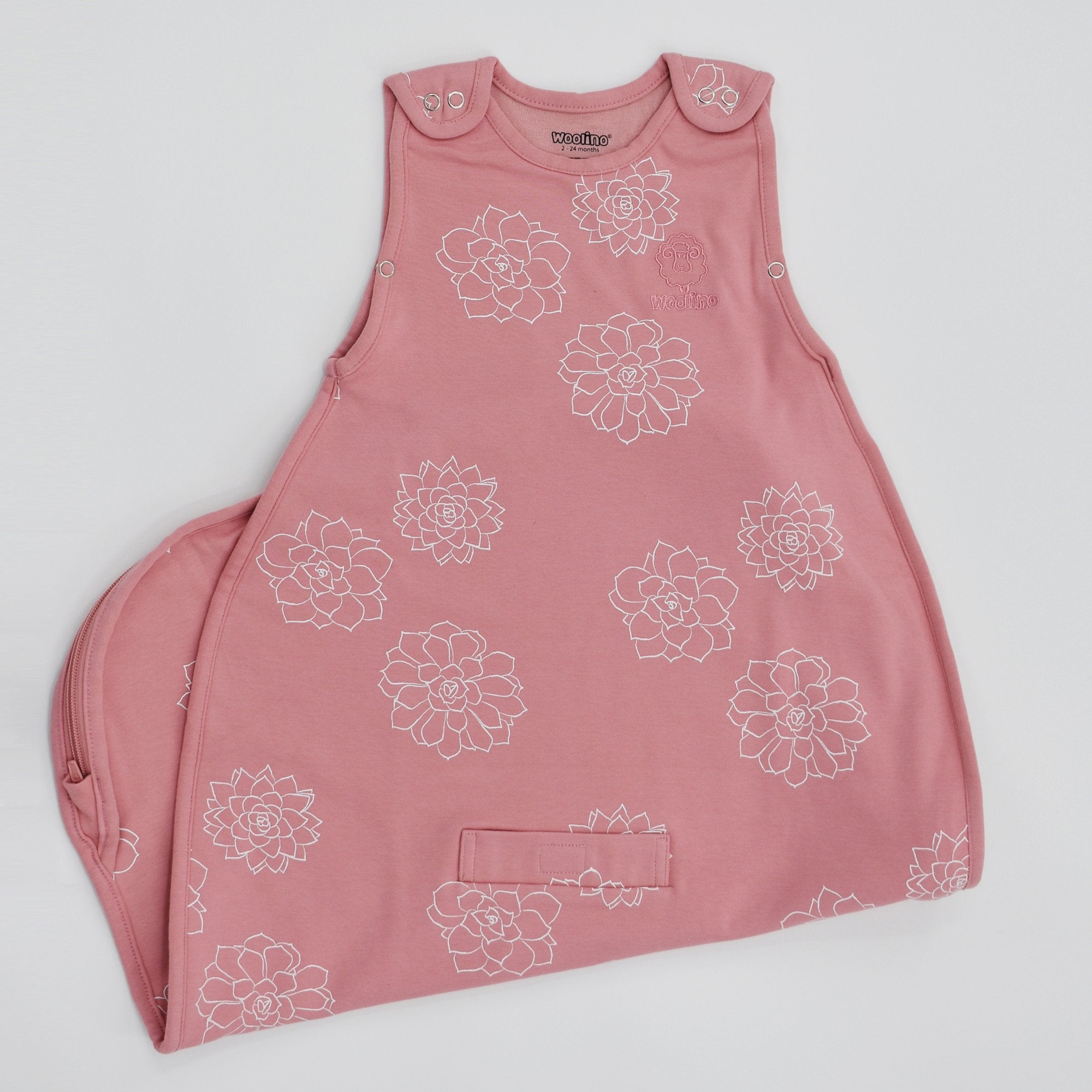 4 Season Baby Sleep Sack - Merino Wool & Organic Cotton for 2 Months to 2 Years - Soft & Breathable for Comfortable Sleep - Perfect for Nursery, Daycare & Travel