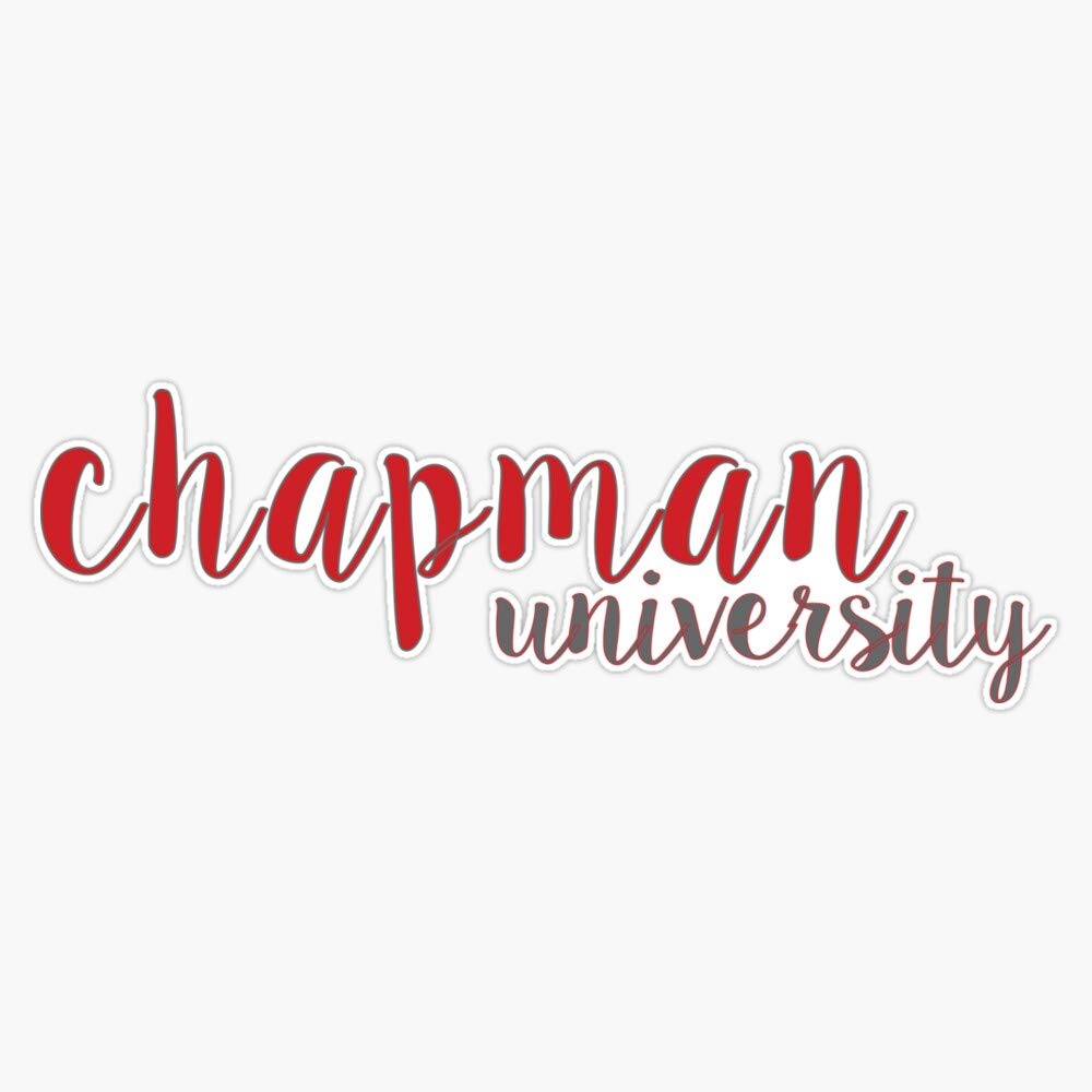 Chapman University Sticker Decal - Vinyl Bumper Sticker 5 Inch Waterproof - Perfect for Laptops, Cars, Water Bottles & School Spirit