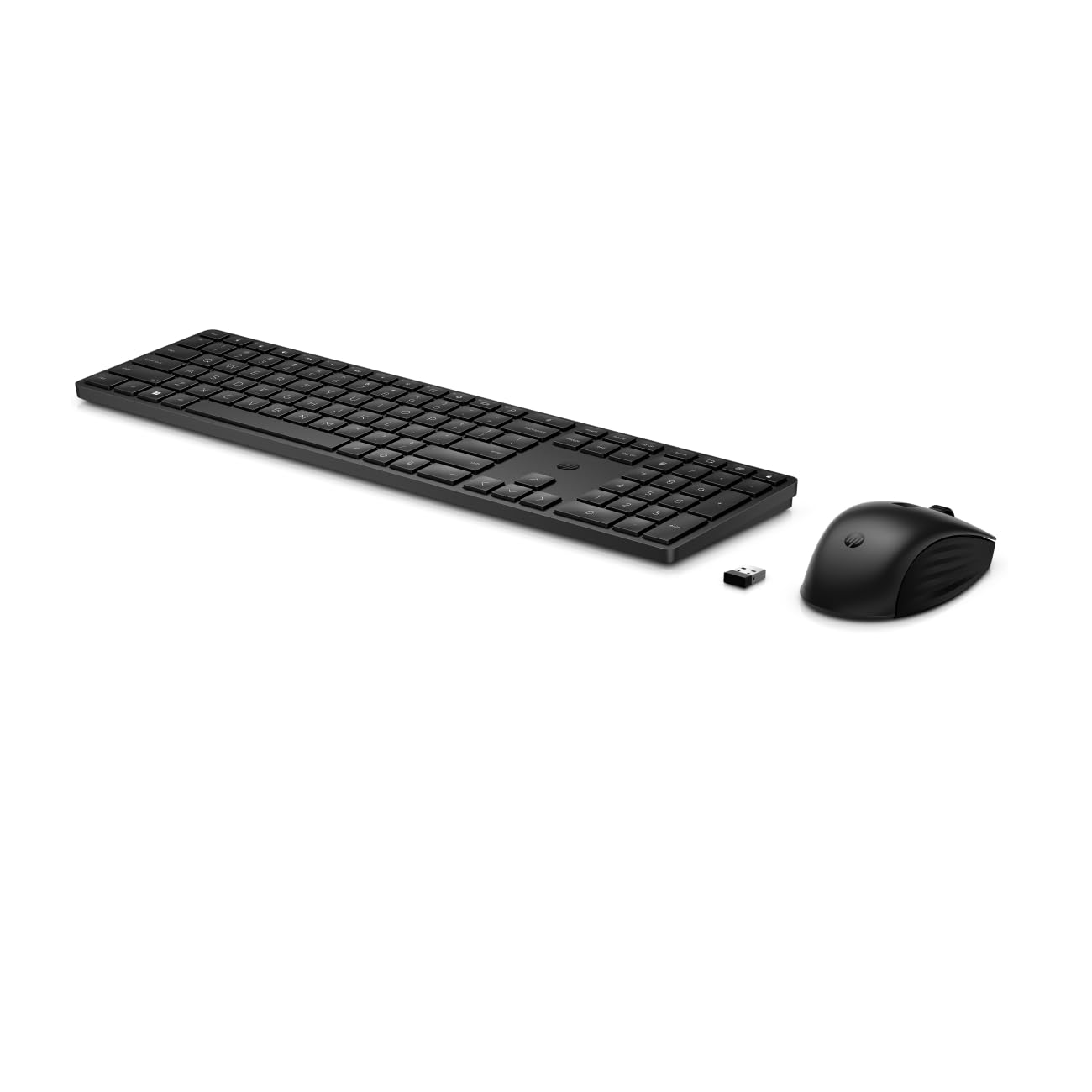 HP 655 Wireless Keyboard and Mouse Combo - 2.4GHz, QWERTZ German Layout, Black - Compatible with HP Pro X360 Fortis 11 G9 & ProBook 445 G9 Laptops - Perfect for Office Work, Home Computing & Remote Learning