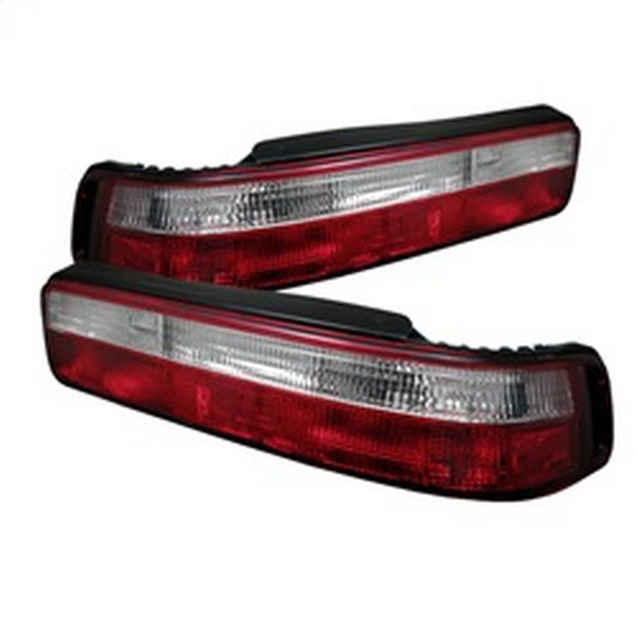 Spyder Auto 5000187 Euro Style LED Tail Lights - Red/Clear Smoke Lens - Compatible with [Vehicle Model] - Enhances Rear Visibility & Style for Night Driving