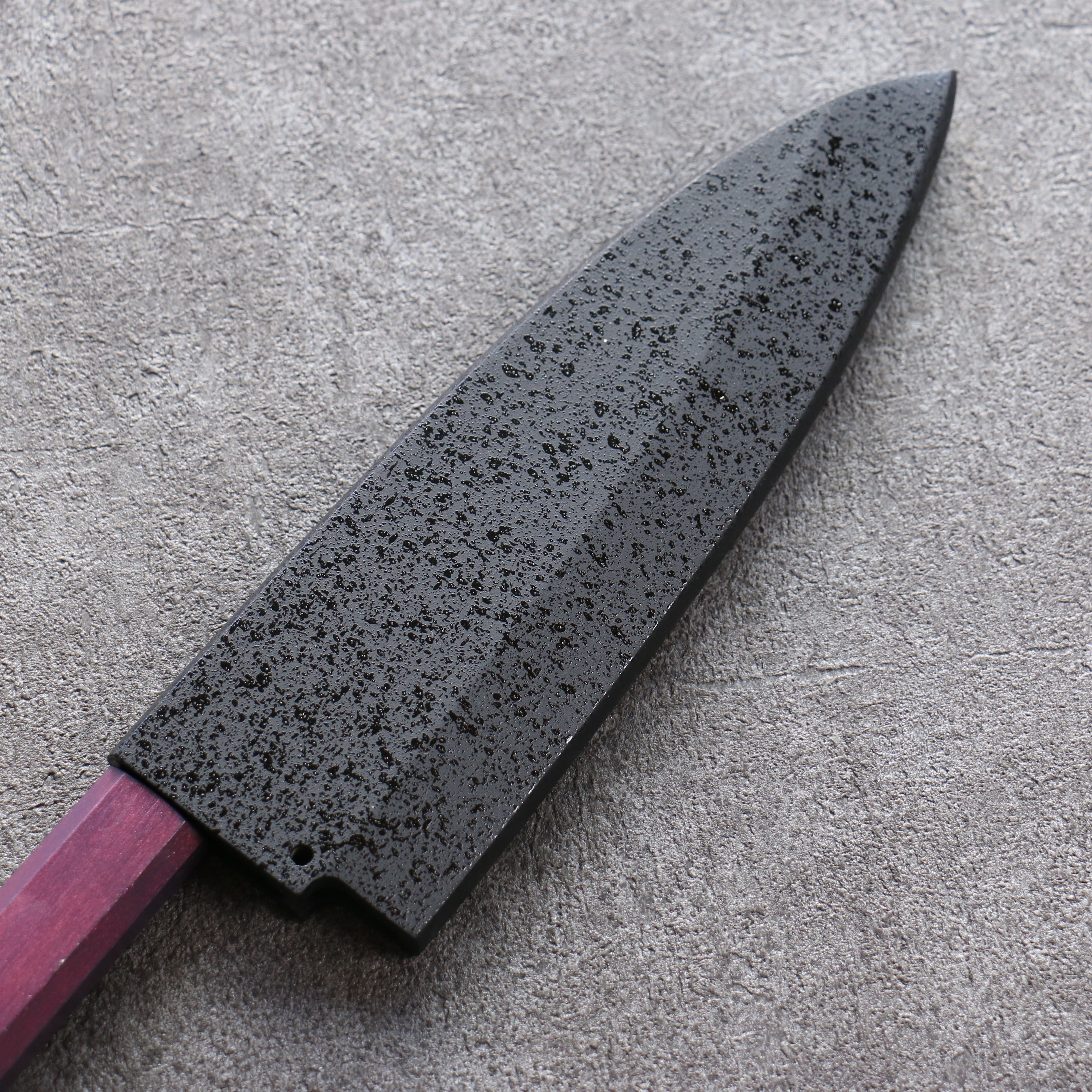 Premium Kuroshime Magnolia Sheath for 180mm Deba Knife - Handcrafted Plywood Pin - Perfect for Japanese Kitchen, Sushi Chefs & Professional Cooking