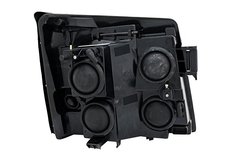 2002 Cadillac Escalade Halogen Headlight Assembly Set - Driver & Passenger Side Replacement Lamps for Improved Night Visibility | Perfect for Off-Roading, Night Driving & Vehicle Restoration