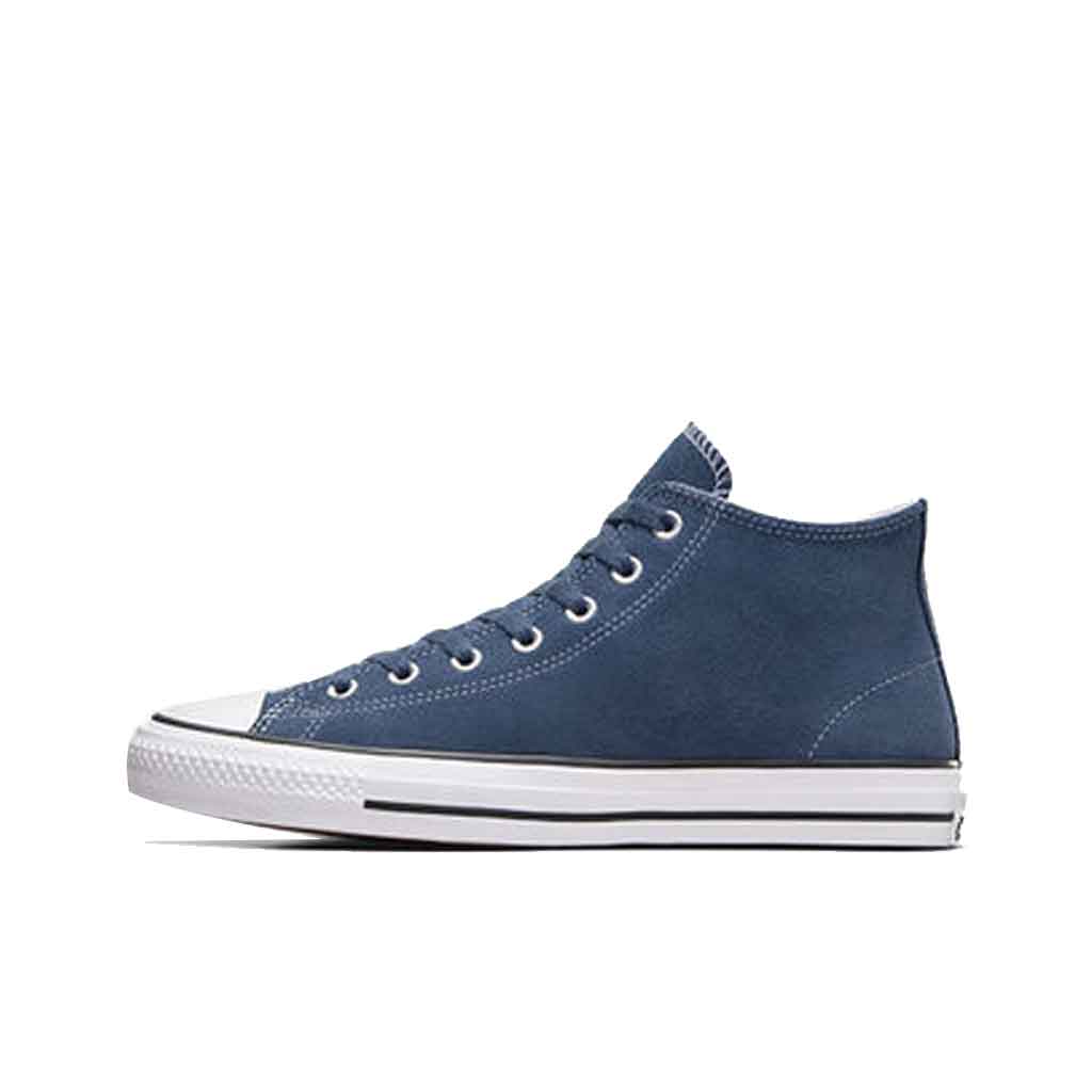 Converse CTAS Pro Mid Suede Sneakers - Dark Waters/White/Black - High Top Basketball Shoes for Men & Women - Perfect for Streetwear, Casual & Skateboarding