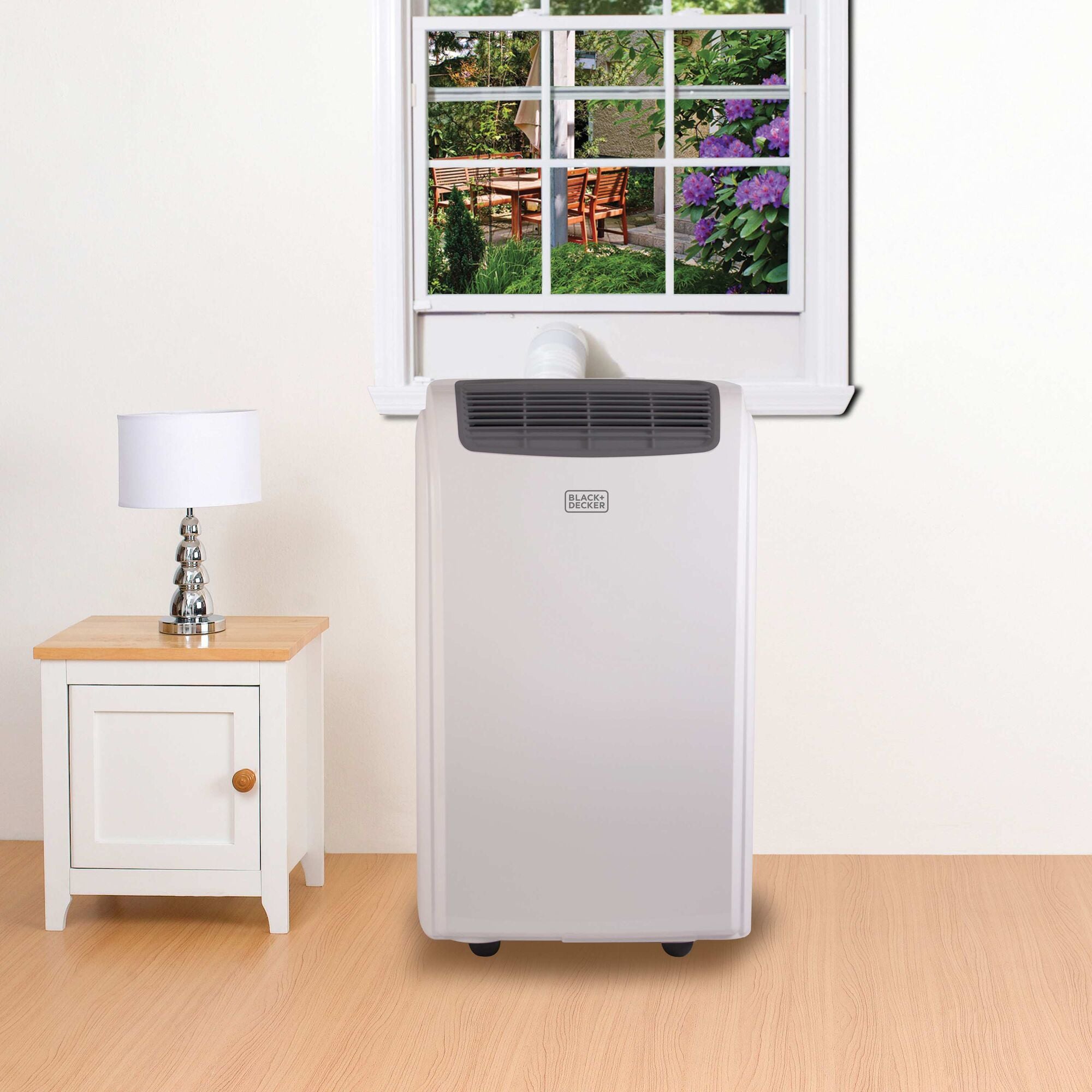 4,000 BTU (8,000 BTU ASHRAE) Portable Air Conditioner with Remote Control - Compact Cooling for Small Rooms, Bedrooms & Offices - Energy Efficient & Easy to Install