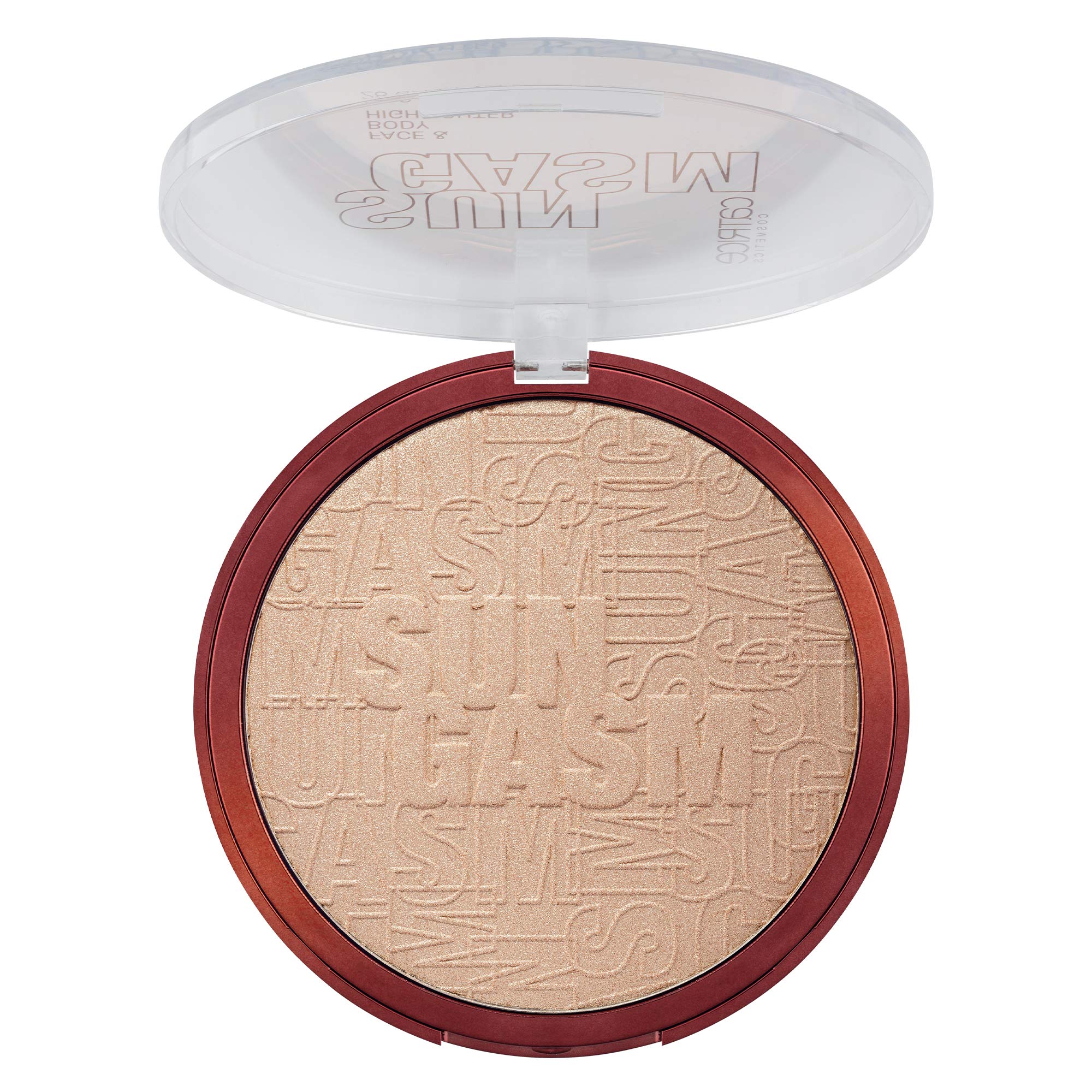 Catrice SUNGASM Face & Body Highlighter - Jumbo Silky Soft Powder with Light Reflecting Pigments for All Skin Tones | Vegan, Paraben & Oil Free, Cruelty Free | Perfect for Glowing Makeup & Body Contouring