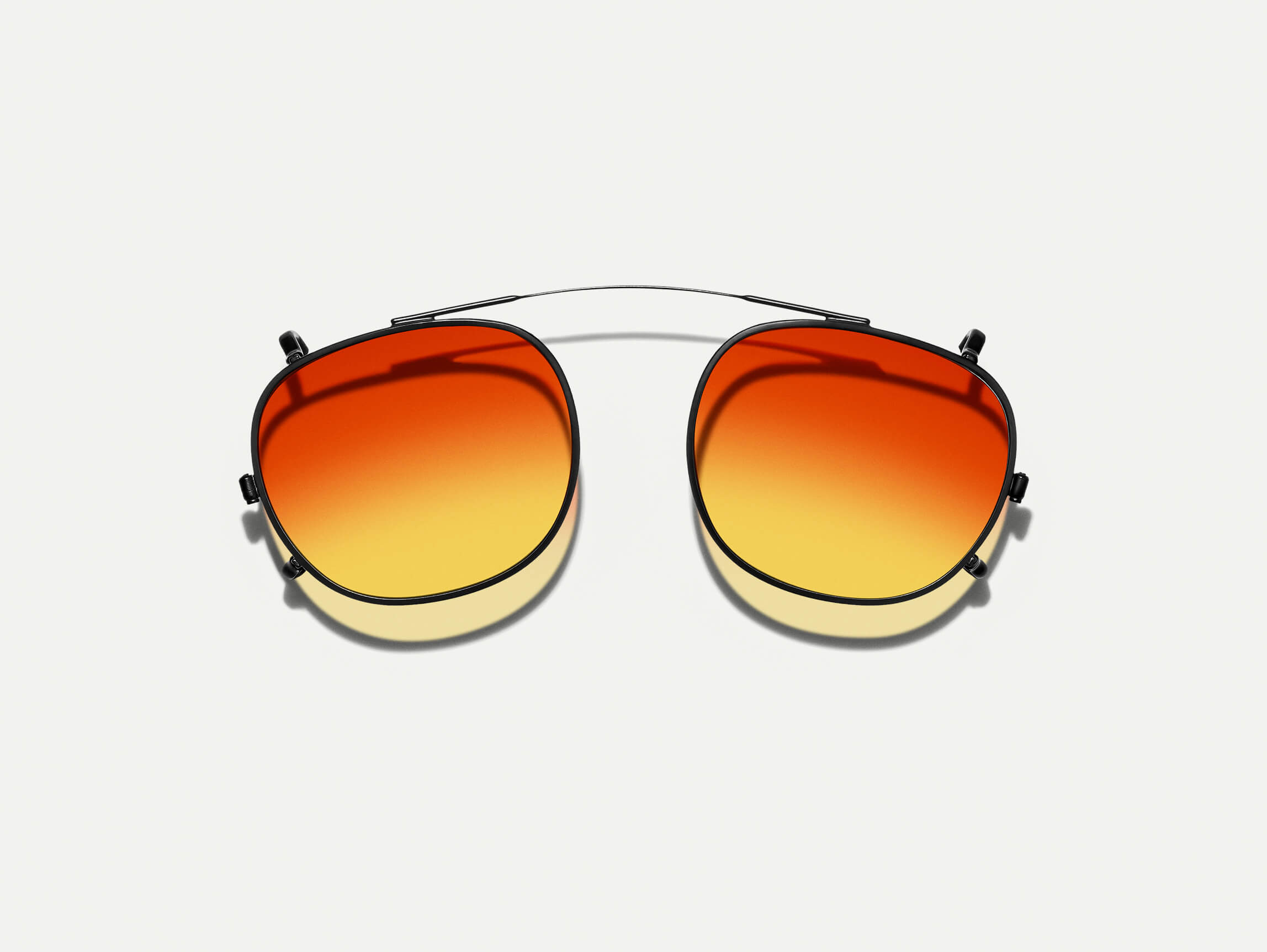 Cliptosh Matte Black Sunglasses with Custom Made Tints™ - Stylish UV Protection for Outdoor Sports & Driving