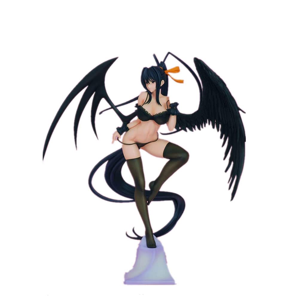 XIAOYUJJ Anime Figure - High School DxD Himejima Akeno 1/7 Scale Removable Clothes Soft Chest PVC Statue (30cm/11.7inch) - Perfect for Anime Collectors, Home Decor & Gift Giving