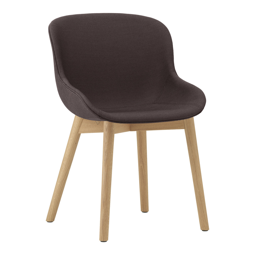 Hyg Side Chair with Wood Base - Fully Upholstered Modern Dining Chair for Kitchen, Living Room & Office | Comfortable Seating Solution for Home & Workspace