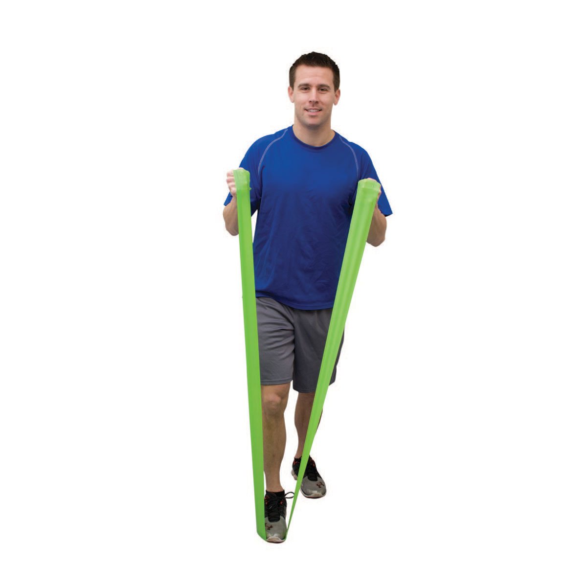 Val-U-Band Exercise Resistance Bands Twin Pack - Lime Green for Home Workouts, Yoga, Pilates & Strength Training