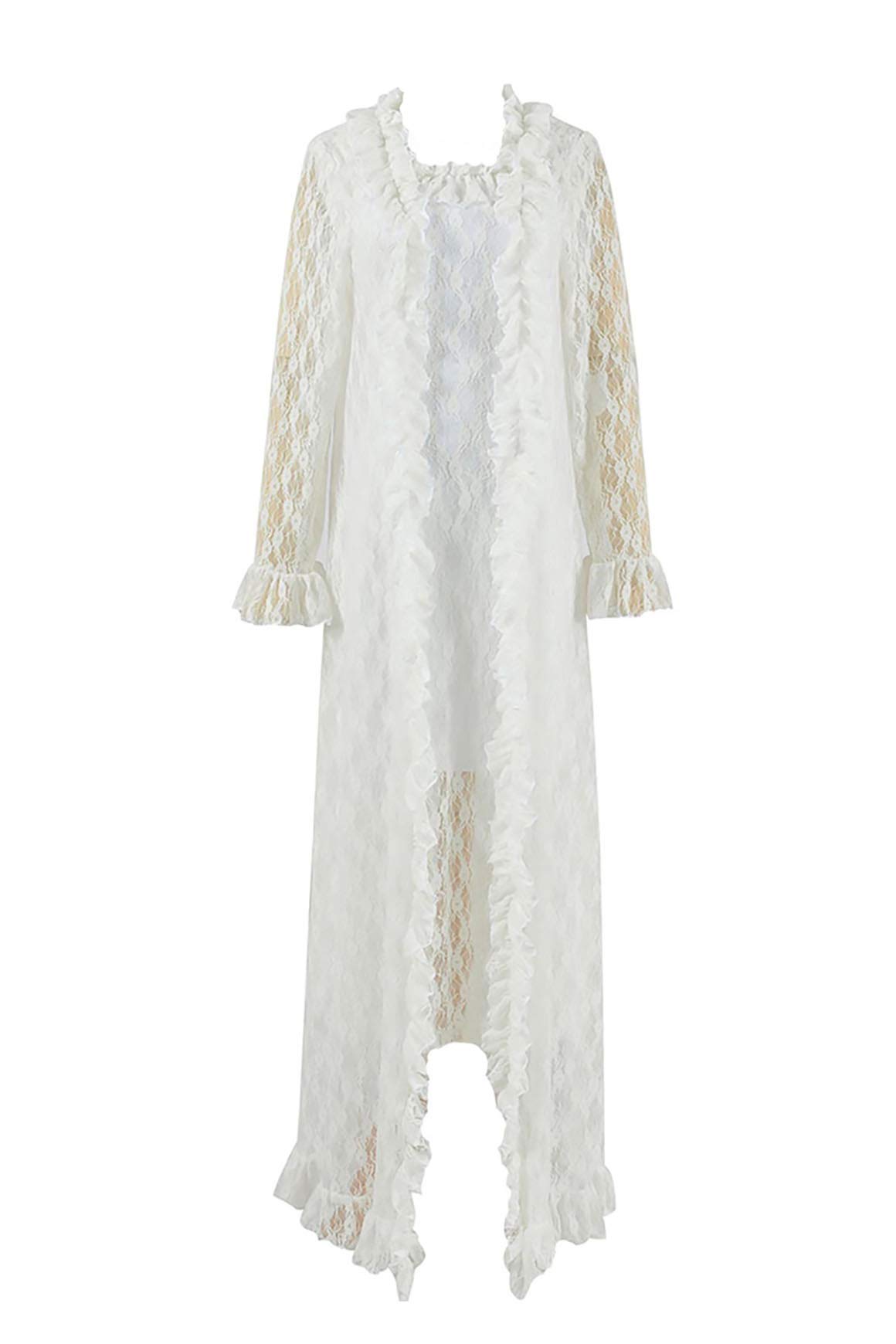 Phantom of the Opera Christine Daae Costume - White Victorian Dress Uniform for Cosplay, Halloween & Theater Performances
