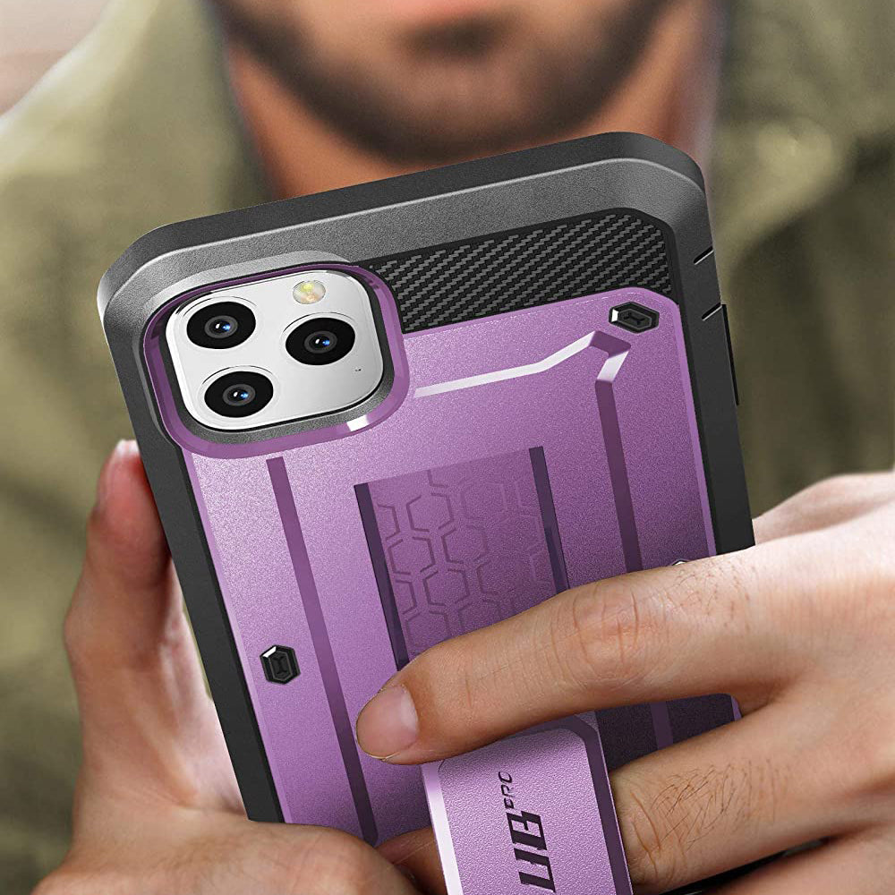 iPhone 11 Pro Max 6.5 Inch Shockproof Case - Unicorn Beetle Pro Series Rugged Protective Cover with Metallic Purple Finish | Perfect for Outdoor Activities, Work & Daily Use