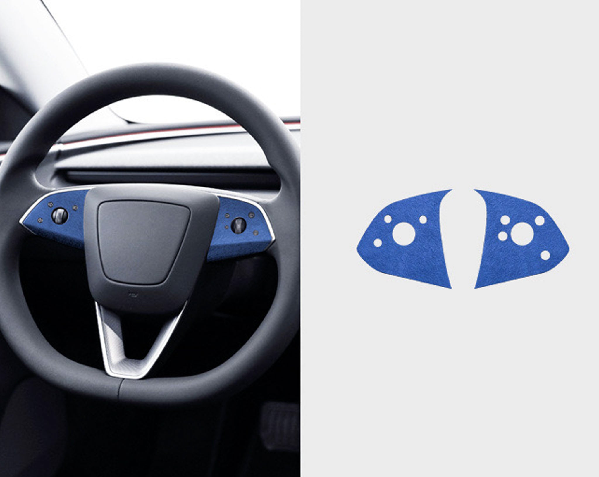 Premium Tesla Alcantara Steering Wheel Cover for 2024+ Model 3 Highland - Luxury Car Interior Upgrade, Enhanced Grip & Comfort - Perfect for Daily Commute & Road Trips