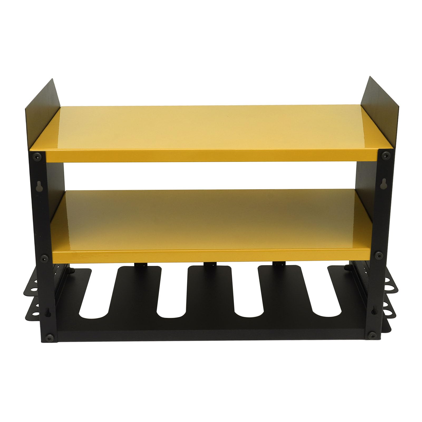 Wall Mounted Power Tool Organizer - Heavy Duty Space Saving Tool Storage Rack for Garage, Workshop & Warehouse (Yellow) | Perfect for DIY Projects & Professional Workspaces