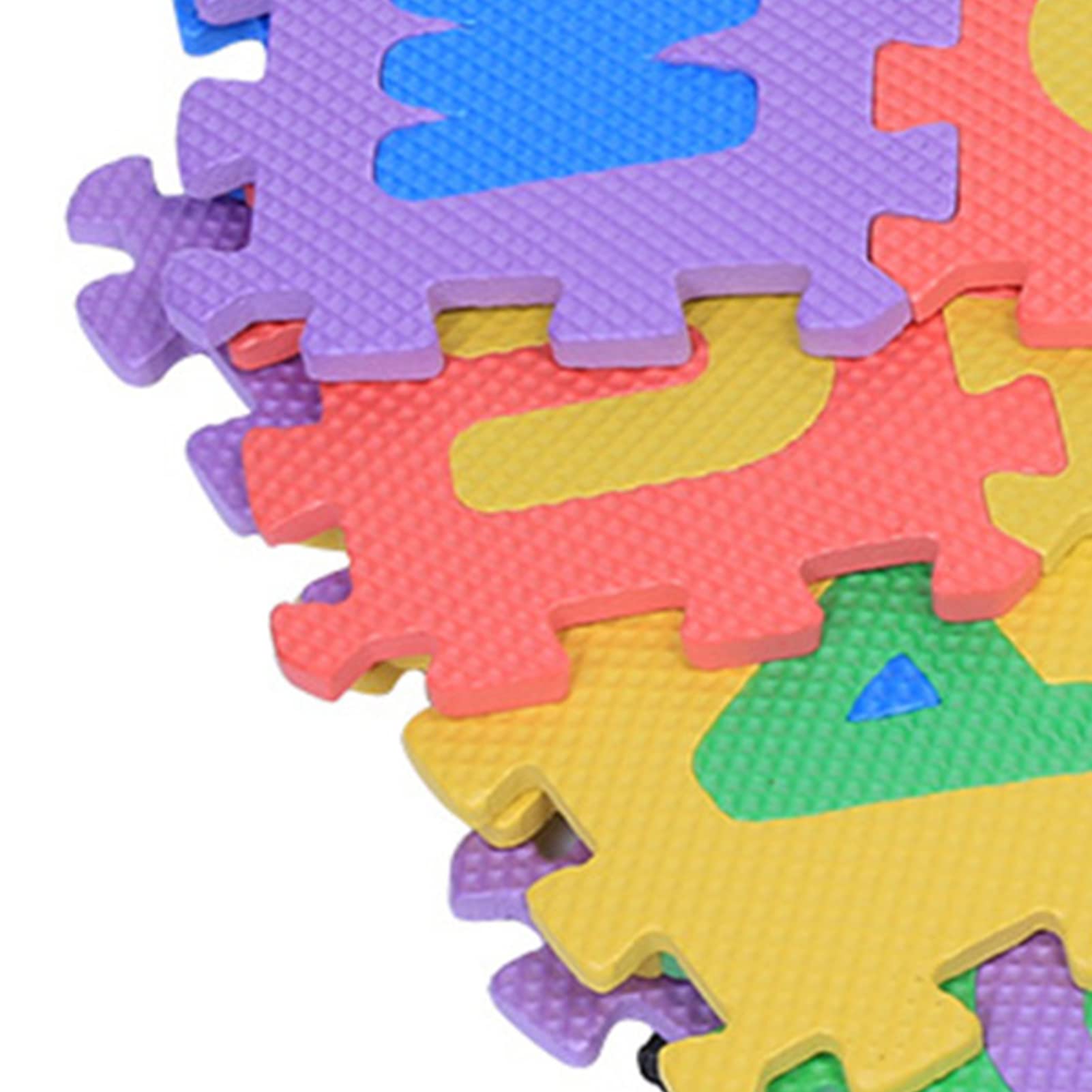 36Pcs Soft EVA Foam Play Mat with Numbers & Letters for Baby Crawling & Learning