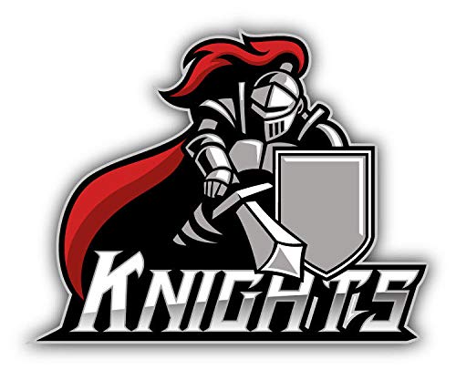 Knights Emblem Art Decor Stickers - 50 Pack for Scrapbooking, DIY Crafts, Bullet Journals, Calendars & Kids Art Projects - Perfect for Home Decor, School Projects and Creative Gift Wrapping