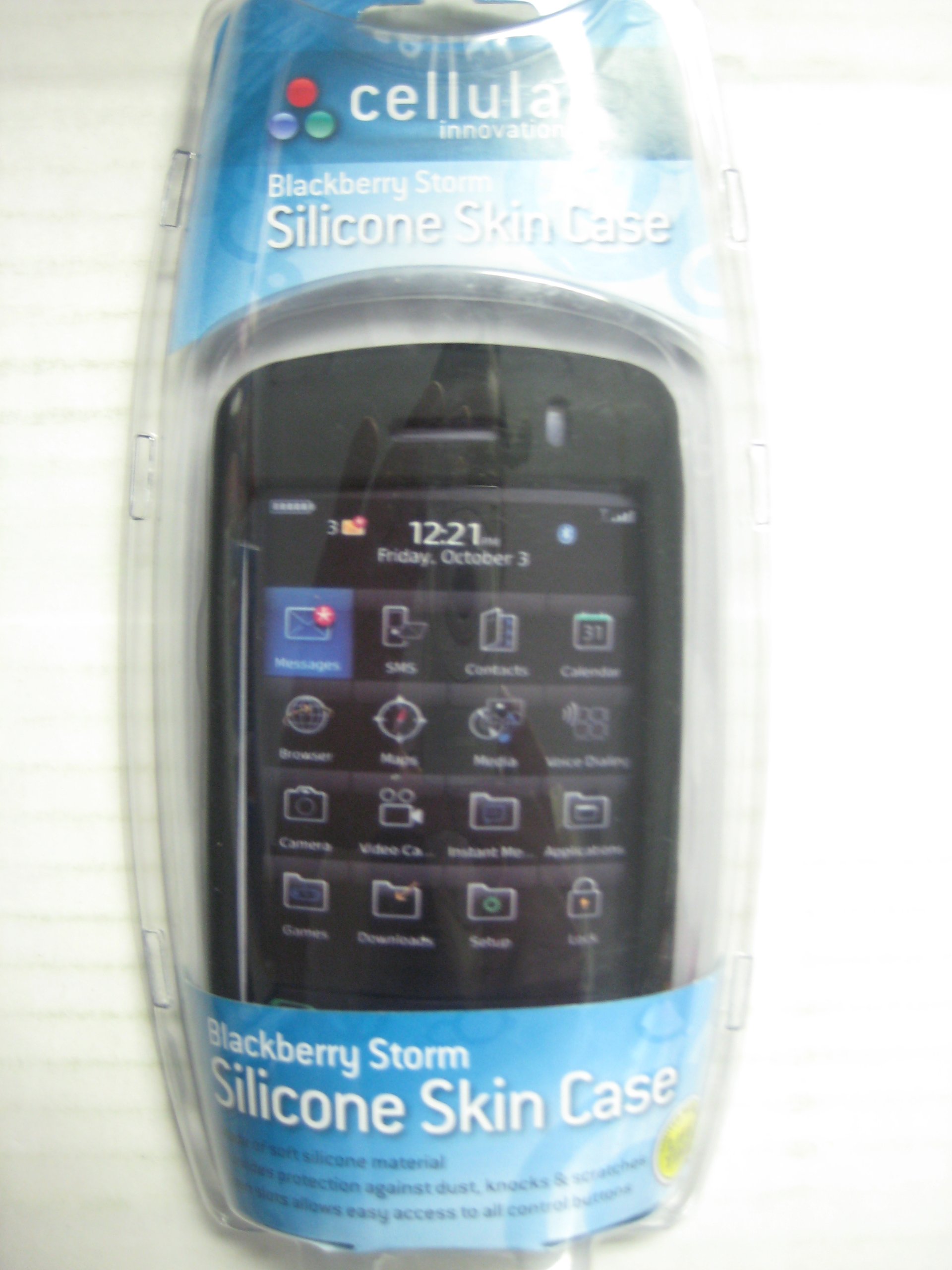 BlackBerry Storm Phone Skin - Premium Matte Black Protective Cover for Enhanced Grip & Scratch Resistance | Perfect for Work, Travel & Everyday Use