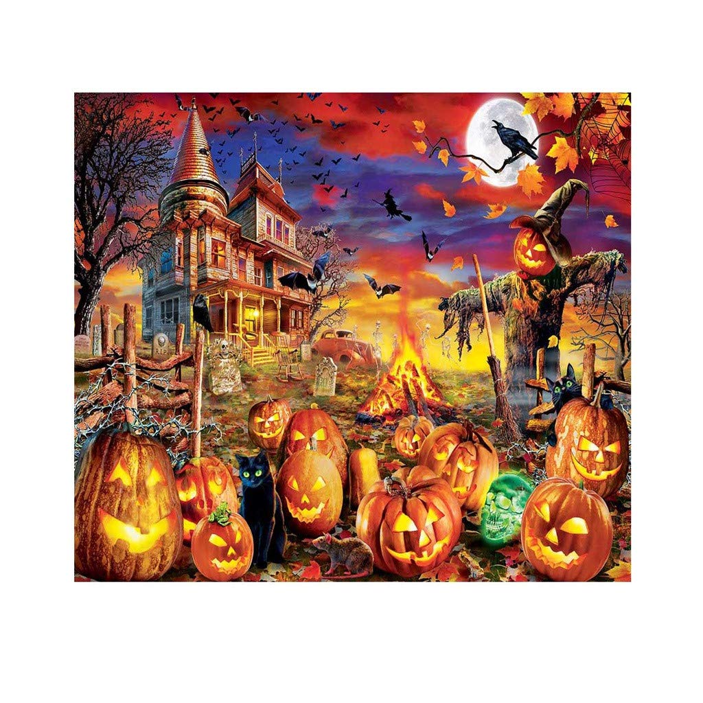 Halloween 1000 Piece Jigsaw Puzzle for Adults & Kids - Challenging Halloween Puzzle Game, Holiday Gift & Party Activity | Perfect for Family Game Night, Classroom Activities & Halloween Decorations