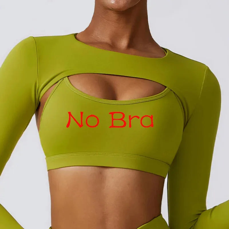 Women's Running Shirt & Yoga Tops - Long Sleeve Fitness Tight Workout Clothing for Gym, Sports & Yoga | Sexy Activewear for Women | Perfect for Cardio, Pilates & Outdoor Training