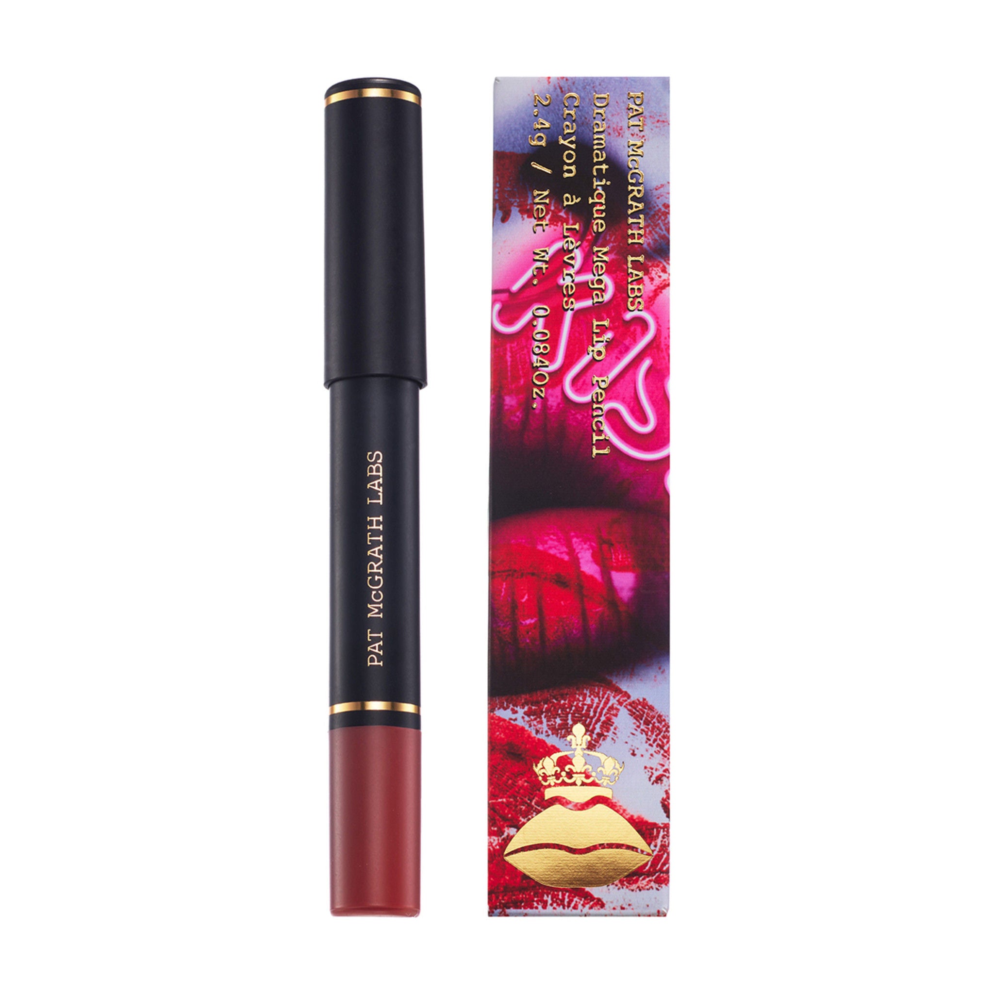 Dramatique Mega Lip Pencil - Long Lasting Matte Lip Liner for Bold & Precise Lip Definition - Perfect for Everyday Wear, Special Occasions & Makeup Looks