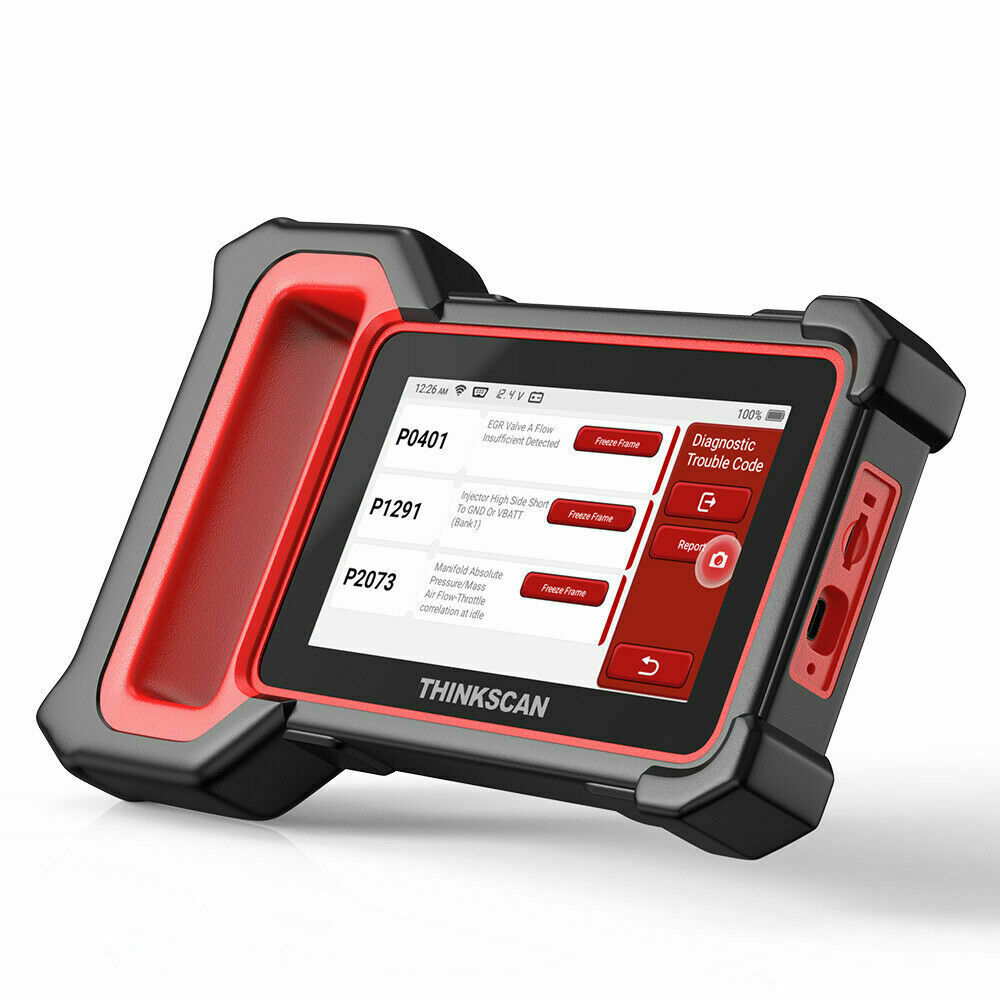 ThinkScan Plus S7 OBD2 Scanner - ABS/SRS/Engine/Transmission/BCM/AC/IC Reset Code Reader & Diagnostic Scan Tool | Professional Car Diagnostic Device for Mechanics & DIY Enthusiasts | Perfect for Engine Light, ABS Brake & Airbag System Troubleshooting