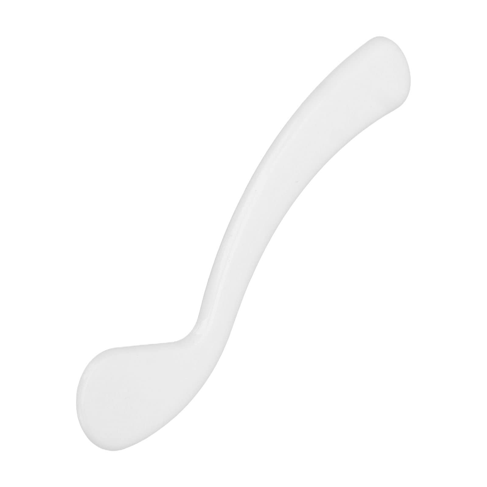 50pcs Mini Cosmetic Spatulas - Curved Tip Makeup Applicators for Eye Cream & Facial Masks