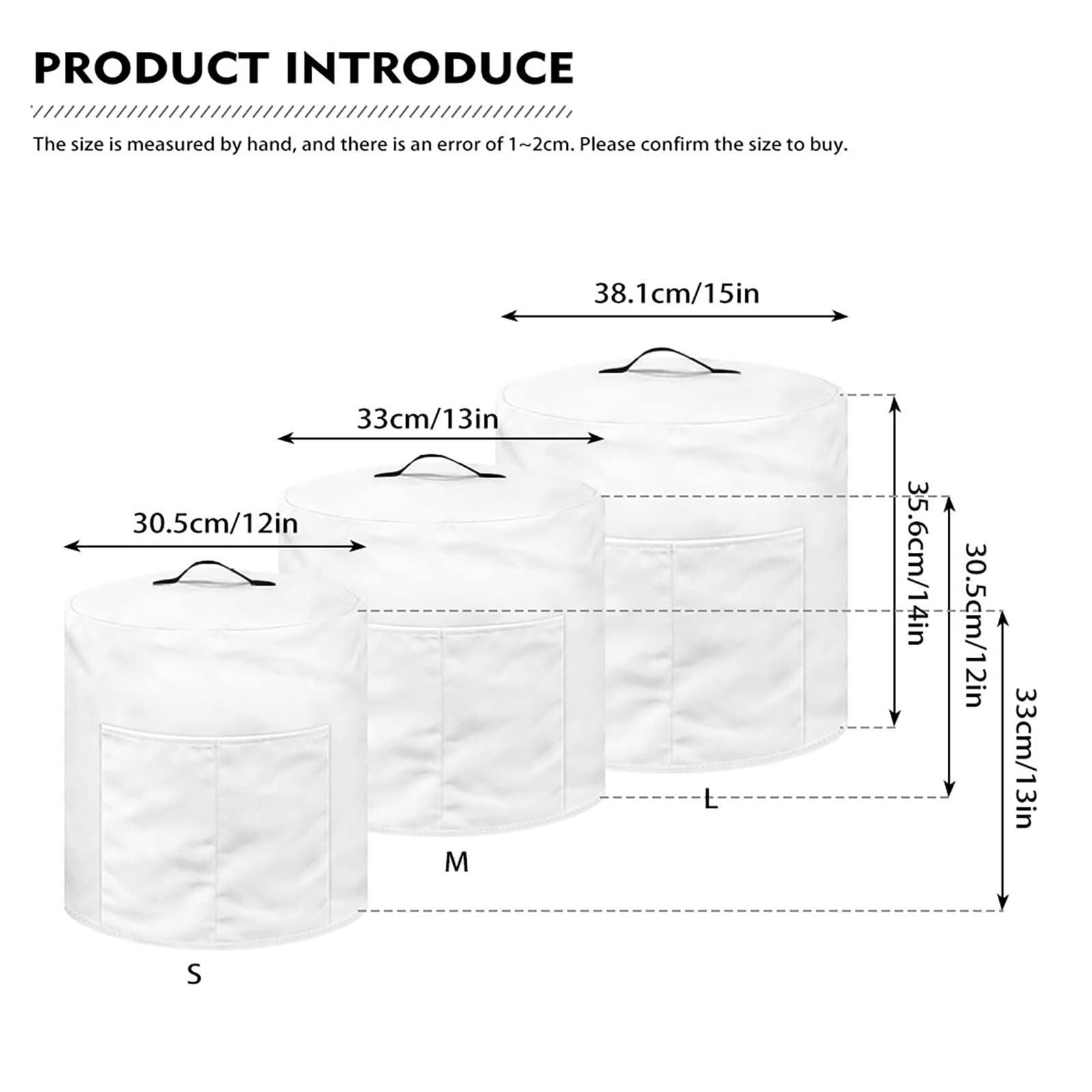 **6 qt Instant Pot Daisy Floral Pattern Pressure Cooker Cover with Pockets - Dust Protection for Rice Cooker, Air Fryer & Slow Cooker - Perfect for Kitchen Storage & Appliance Protection**