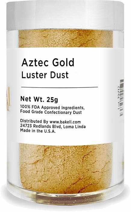 Christmas Collection Luster Dust Combo Pack A (12 PC SET) 25 Gram Jar - Edible Cake Decorating Powder for Holiday Baking, Cookies, Cupcakes & DIY Crafts