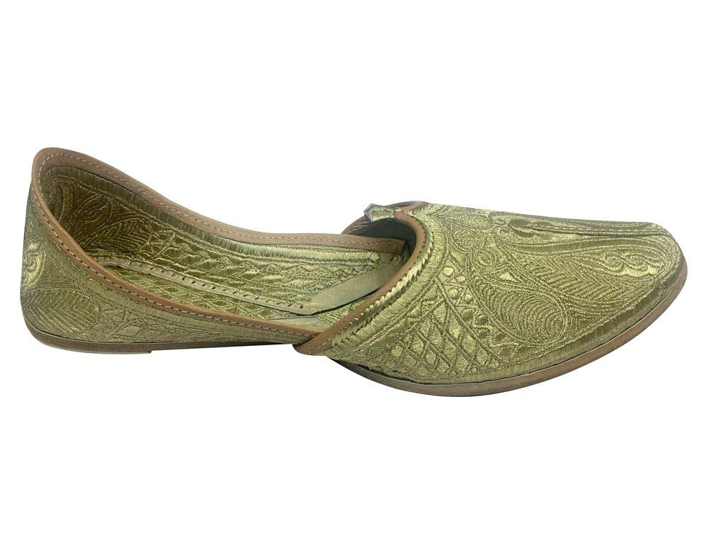 Men's Punjabi Jutti Formal Ethnic Shoes | Traditional Indian Sherwani Wedding Footwear | Handcrafted Groom Shoes for Special Occasions | Perfect for Weddings, Festivals & Cultural Events | Style DV858
