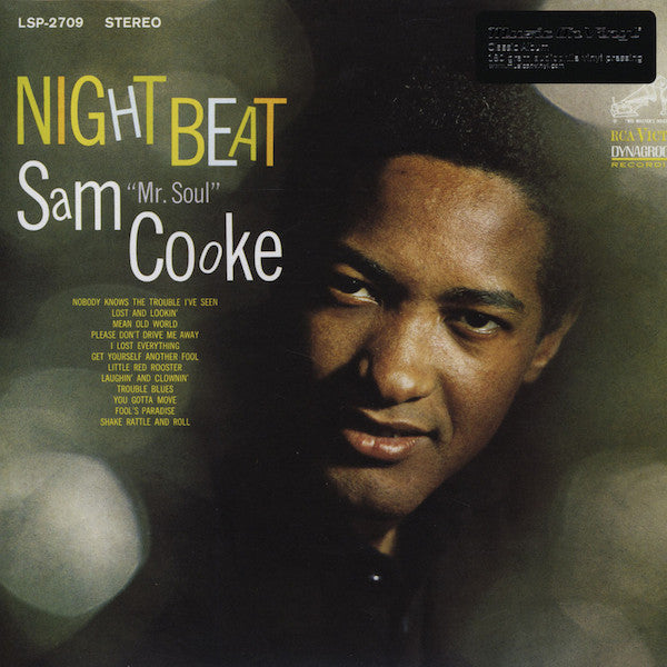 Sam Cooke Night Beat Vinyl LP Album 180 Gram Reissue Mint Condition - Perfect for Jazz & Soul Music Collectors and Vinyl Enthusiasts